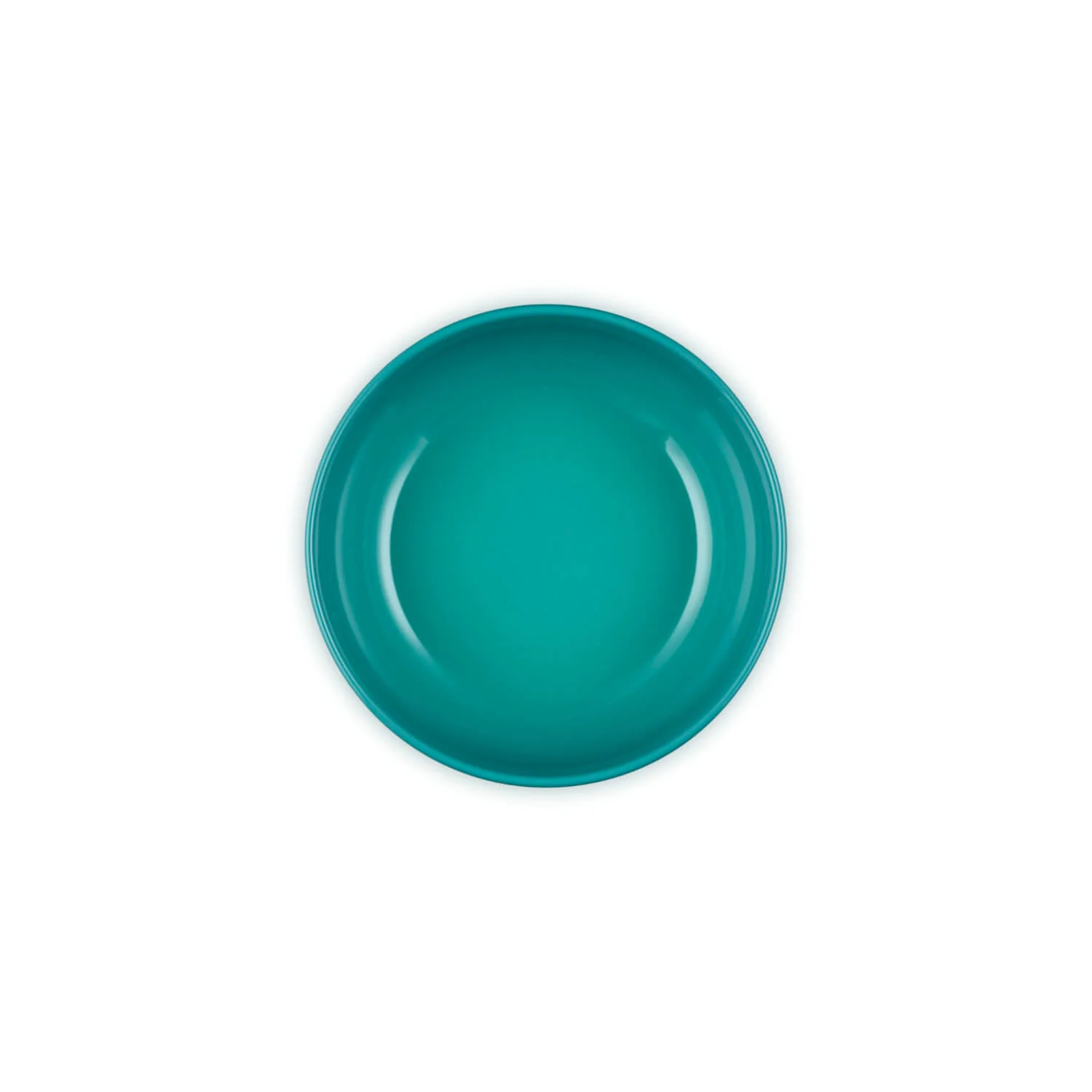 Le Creuset 20cm Stoneware Coupe Serve Bowl - Bleu Riviera - Image 4