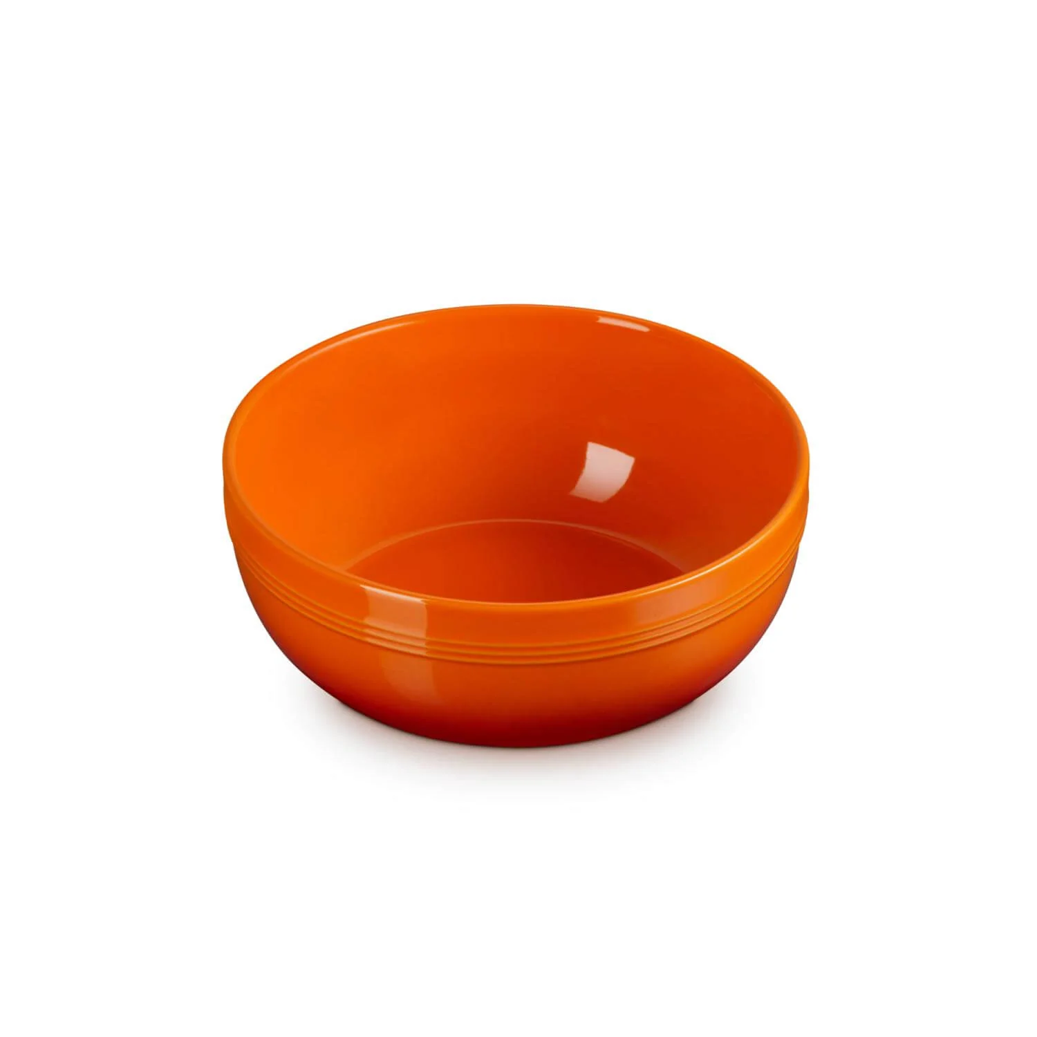 Le Creuset 20cm Stoneware Coupe Serve Bowl - Volcanic - Image 4