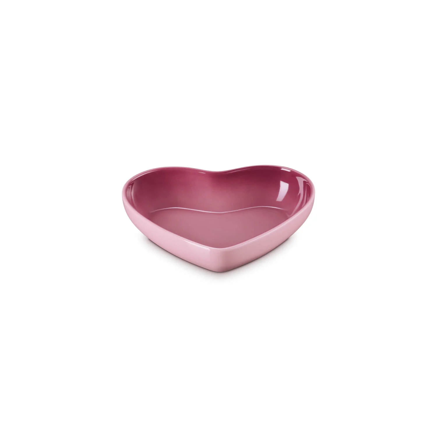 Le Creuset 20cm Stoneware Heart Bowl - Rose Quartz - Image 3