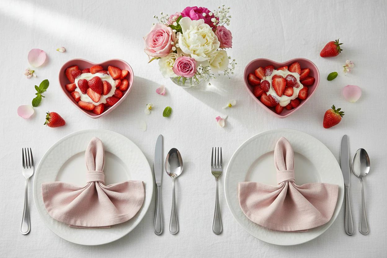 Le Creuset 20cm Stoneware Heart Bowl - Rose Quartz - Image 5