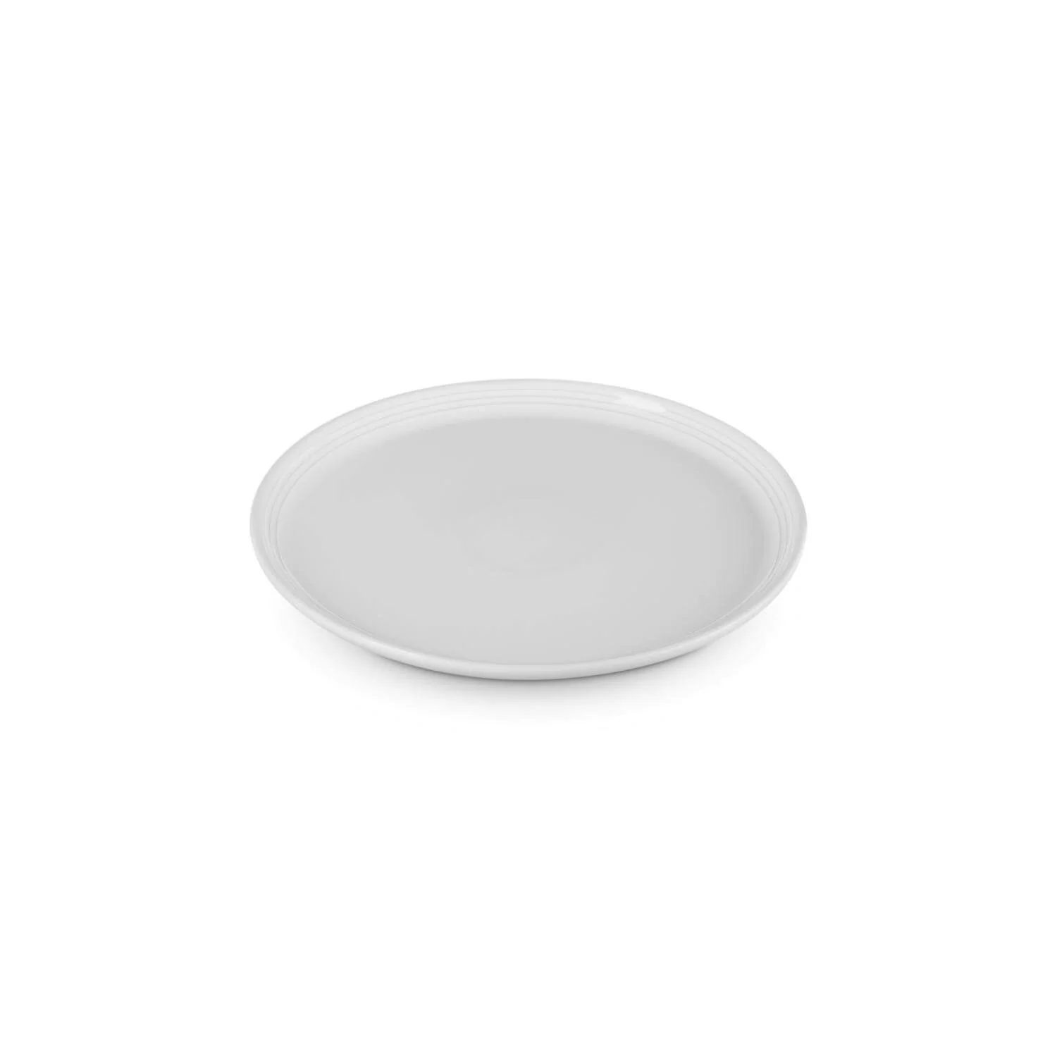 Le Creuset 22cm Stoneware Coupe Side Plate - White - Image 4
