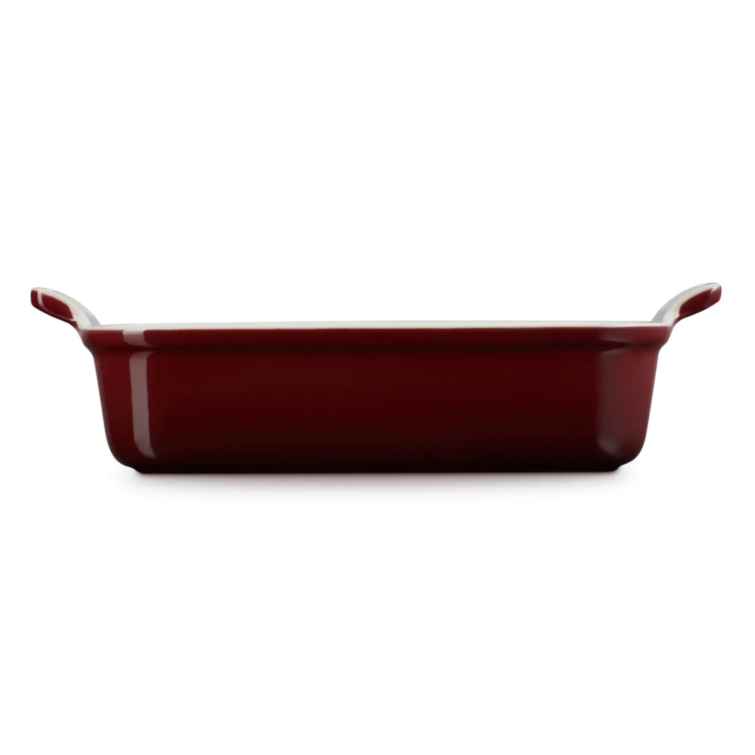 Le Creuset Stoneware Heritage 26cm Rectangular Deep Dish - Garnet - Image 2
