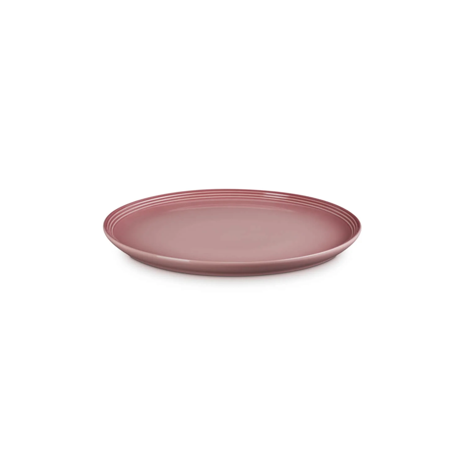 Le Creuset 27cm Stoneware Coupe Dinner Plate - Rose Quartz