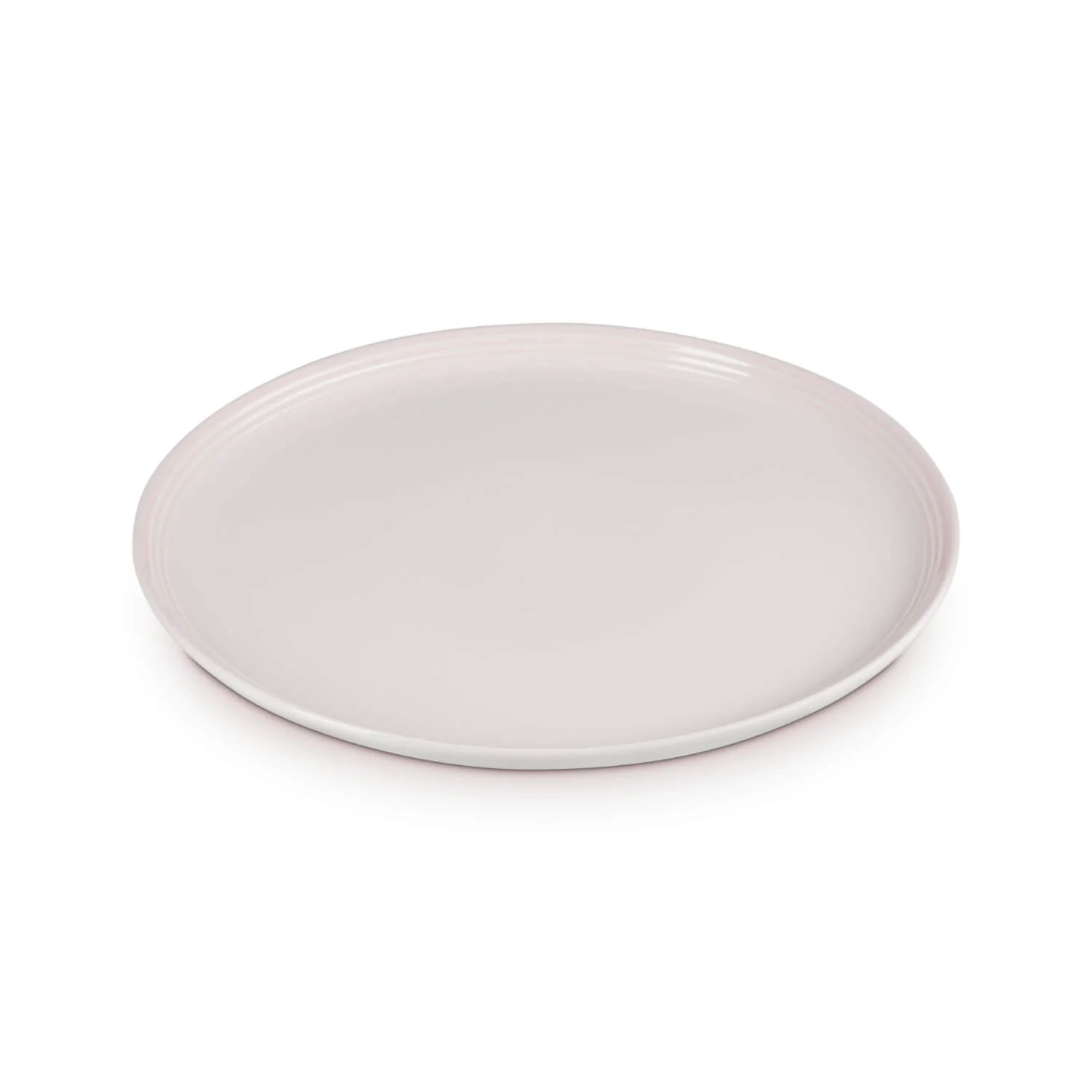 Le Creuset 27cm Stoneware Coupe Dinner Plate - Shell Pink - Image 4