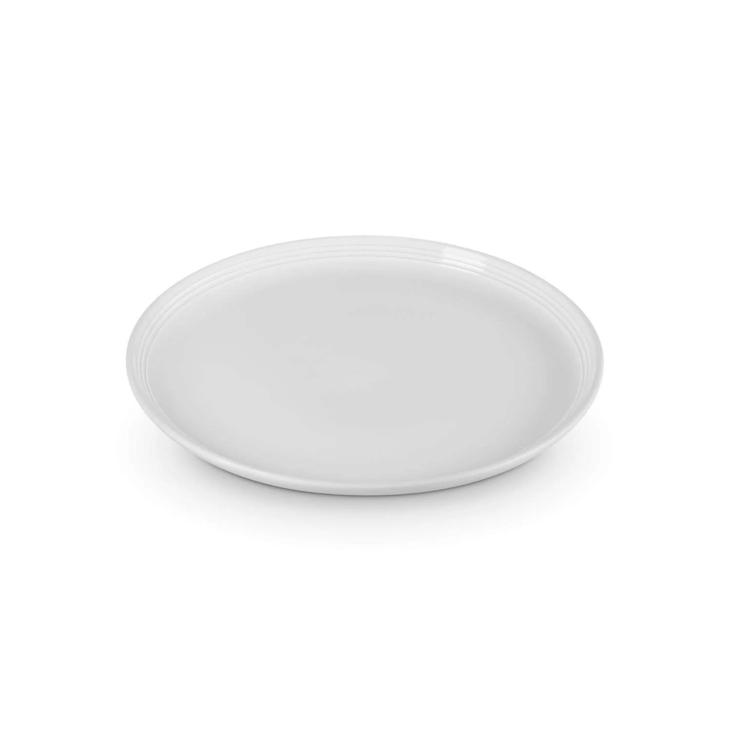 Le Creuset 27cm Stoneware Coupe Dinner Plate - White - Image 4
