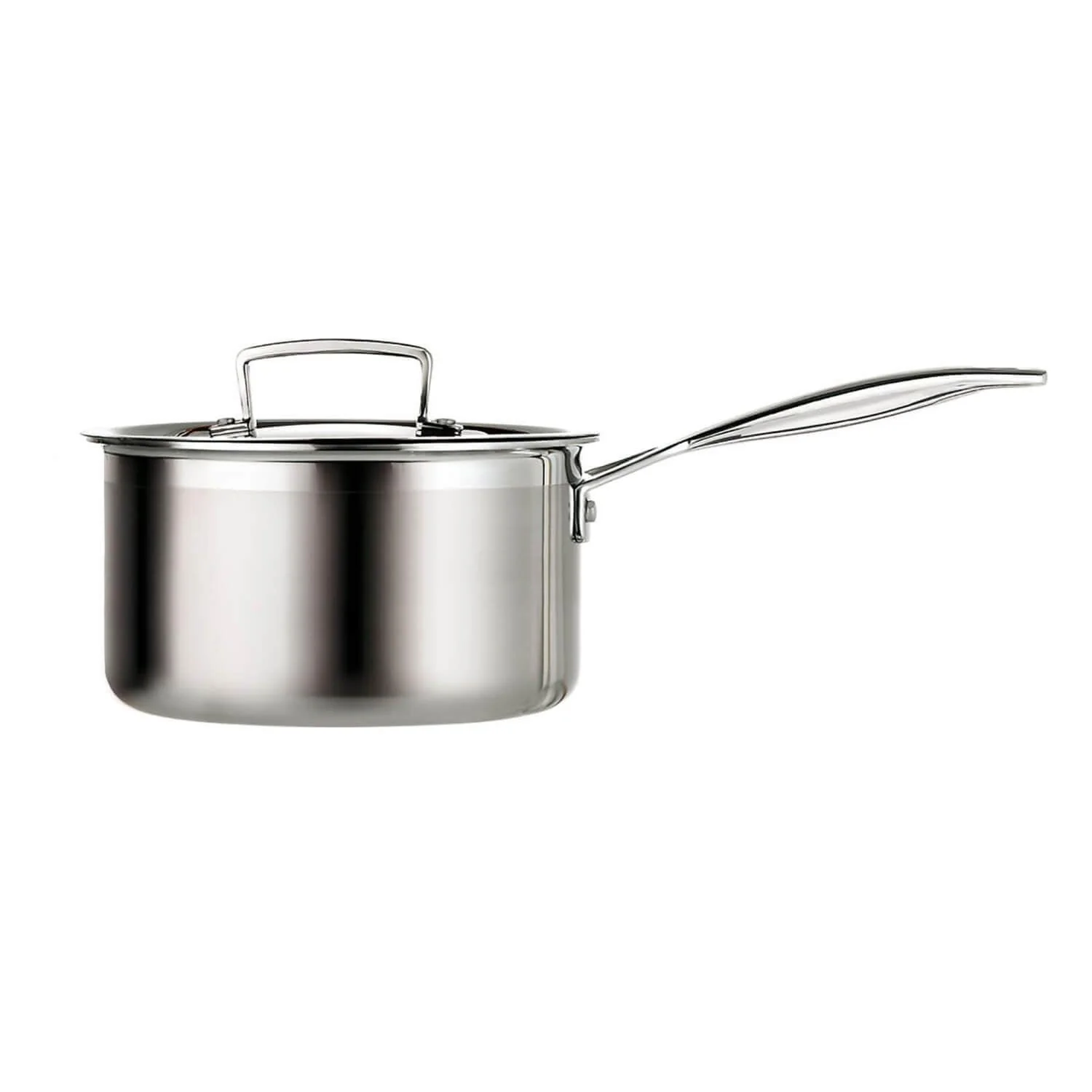 Le Creuset 3-Ply Stainless Steel Saucepan - 14cm - Image 2