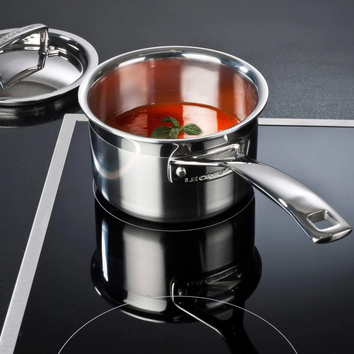 Le Creuset 3-Ply Stainless Steel Saucepan - 14cm - Image 4