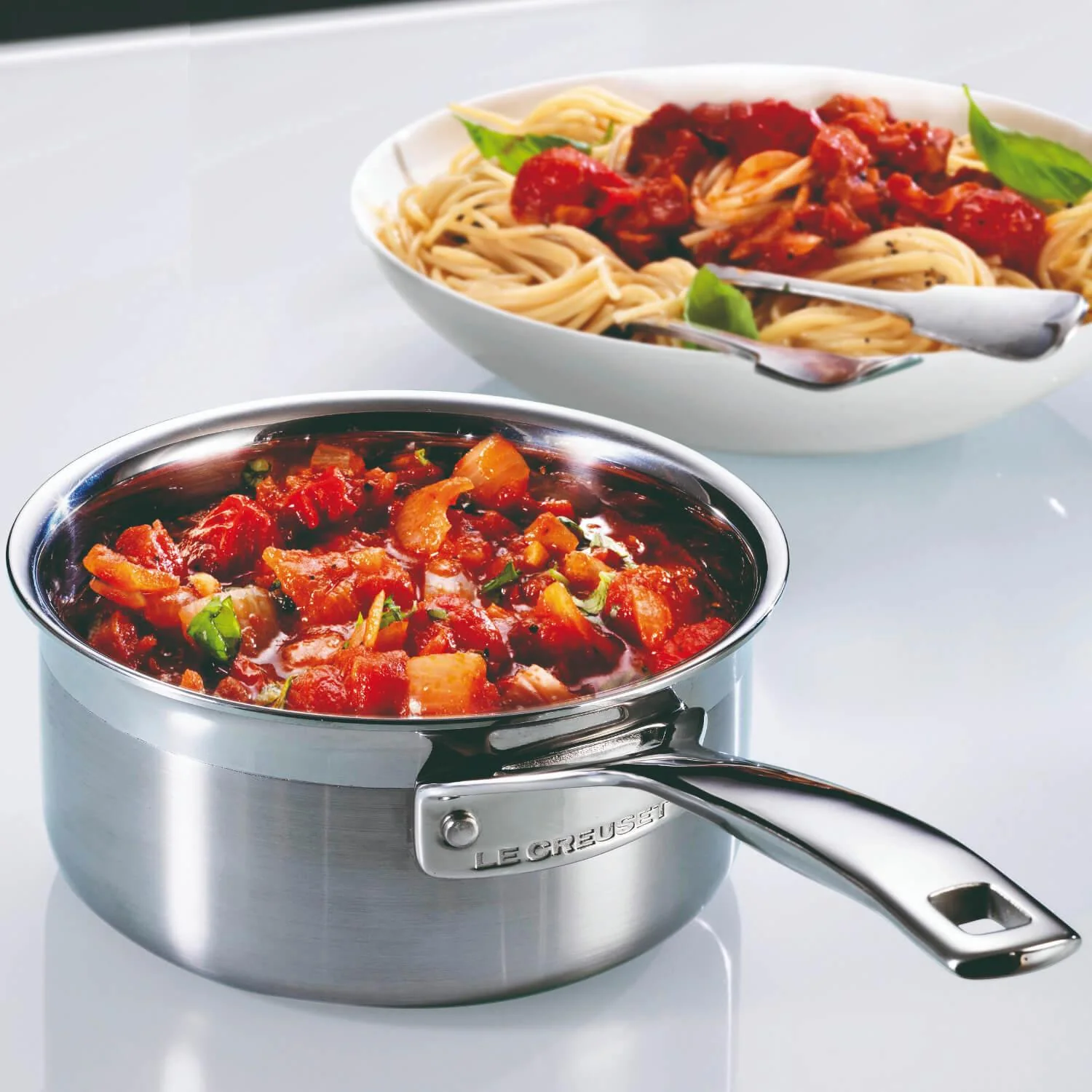 Le Creuset 3-Ply Stainless Steel Saucepan - 14cm - Image 5