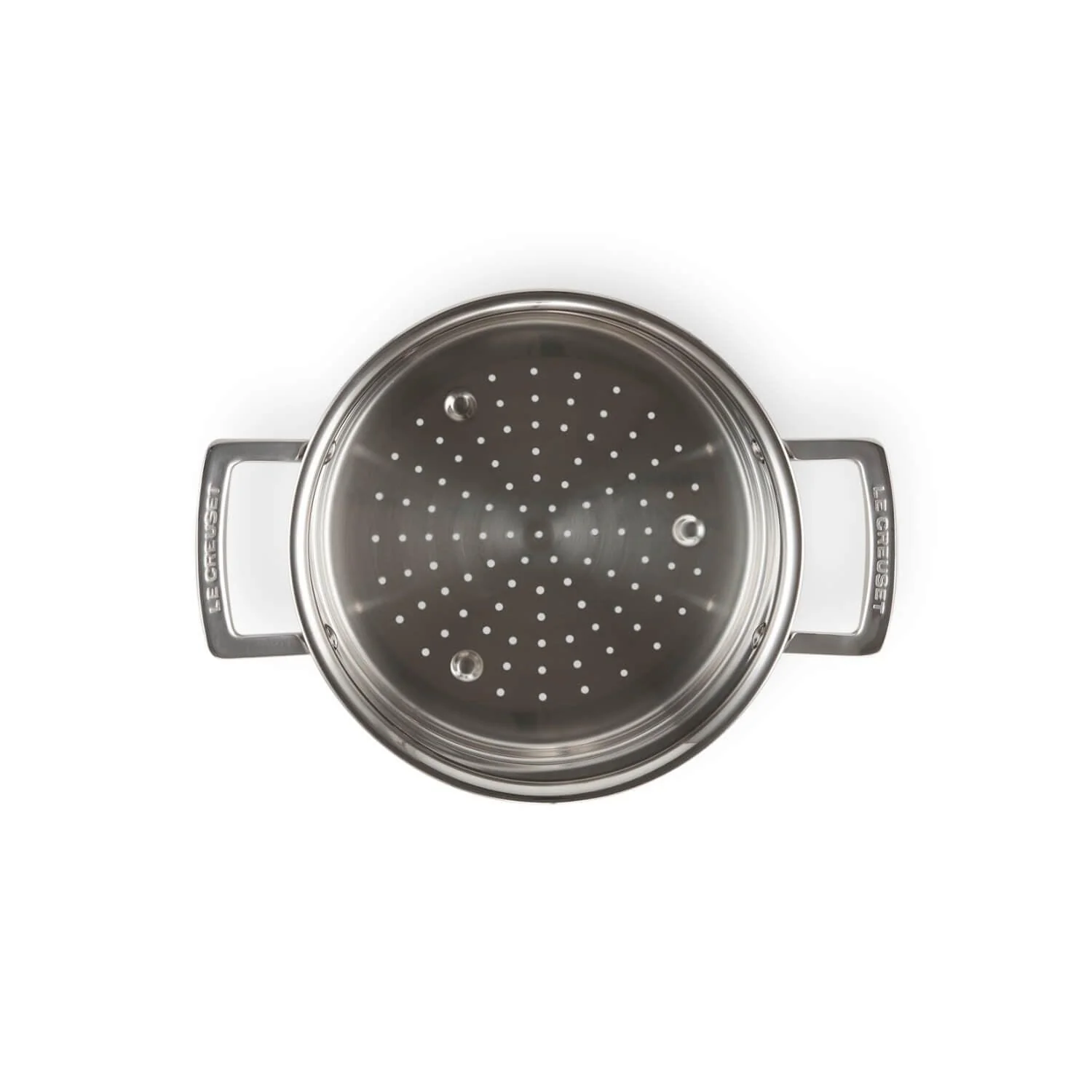 Le Creuset 3-Ply Stainless Steel Steamer Insert - 20cm - Image 4