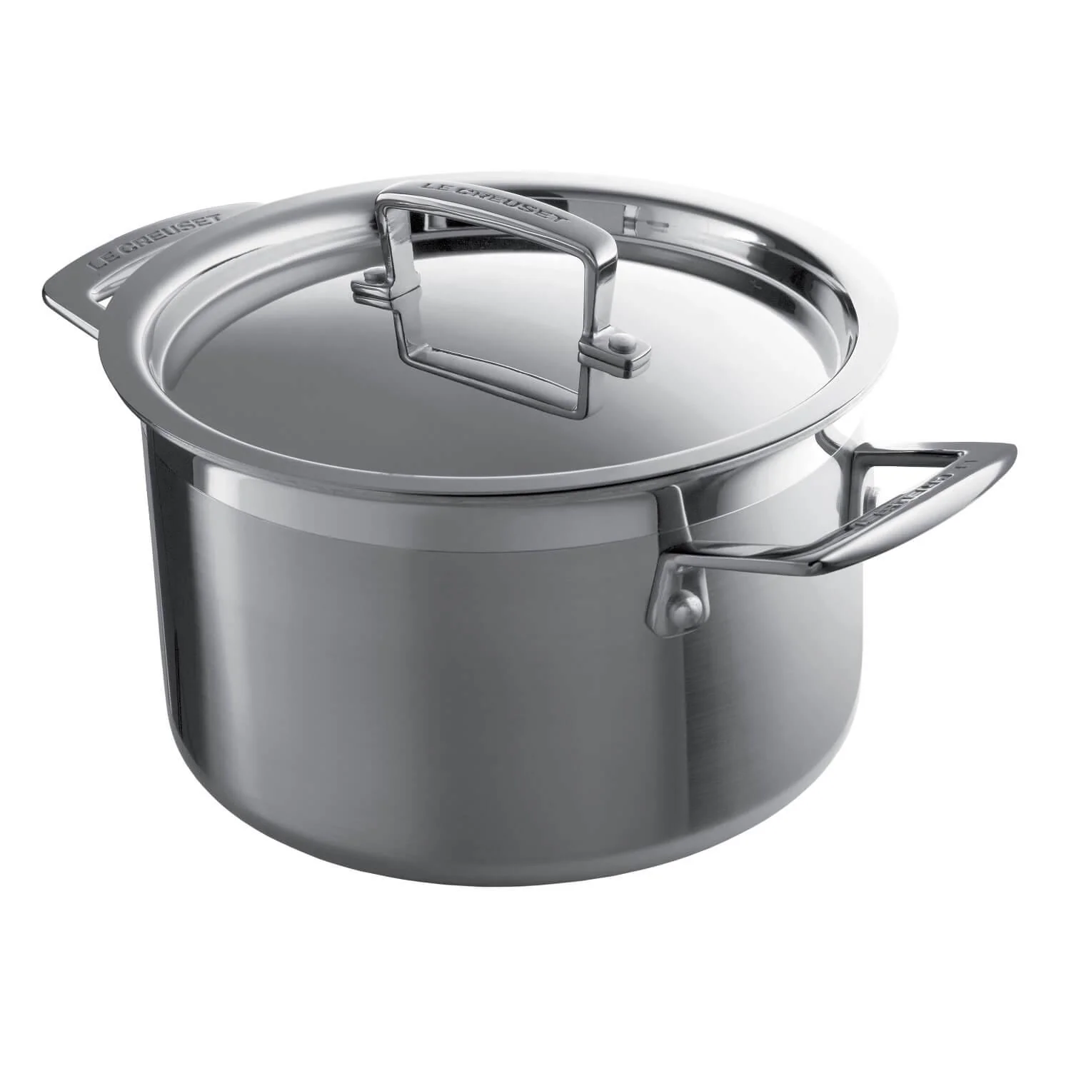 Le Creuset 3-Ply Stainless Steel Deep Casserole - 20cm - Image 2