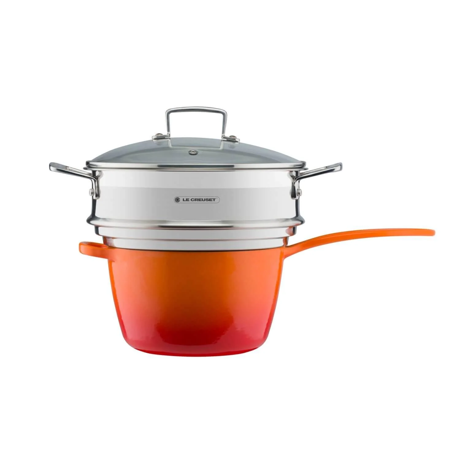 Le Creuset 3-Ply Stainless Steel Multi Steamer With Glass Lid - Large - Image 5