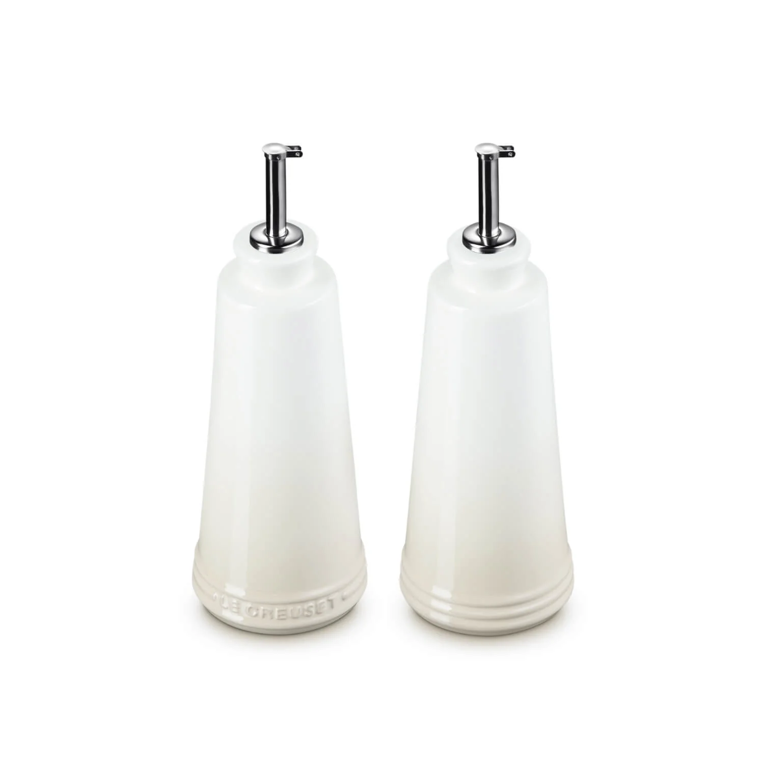Le Creuset 300ml Stoneware Oil & Vinegar Set - Meringue - Image 3