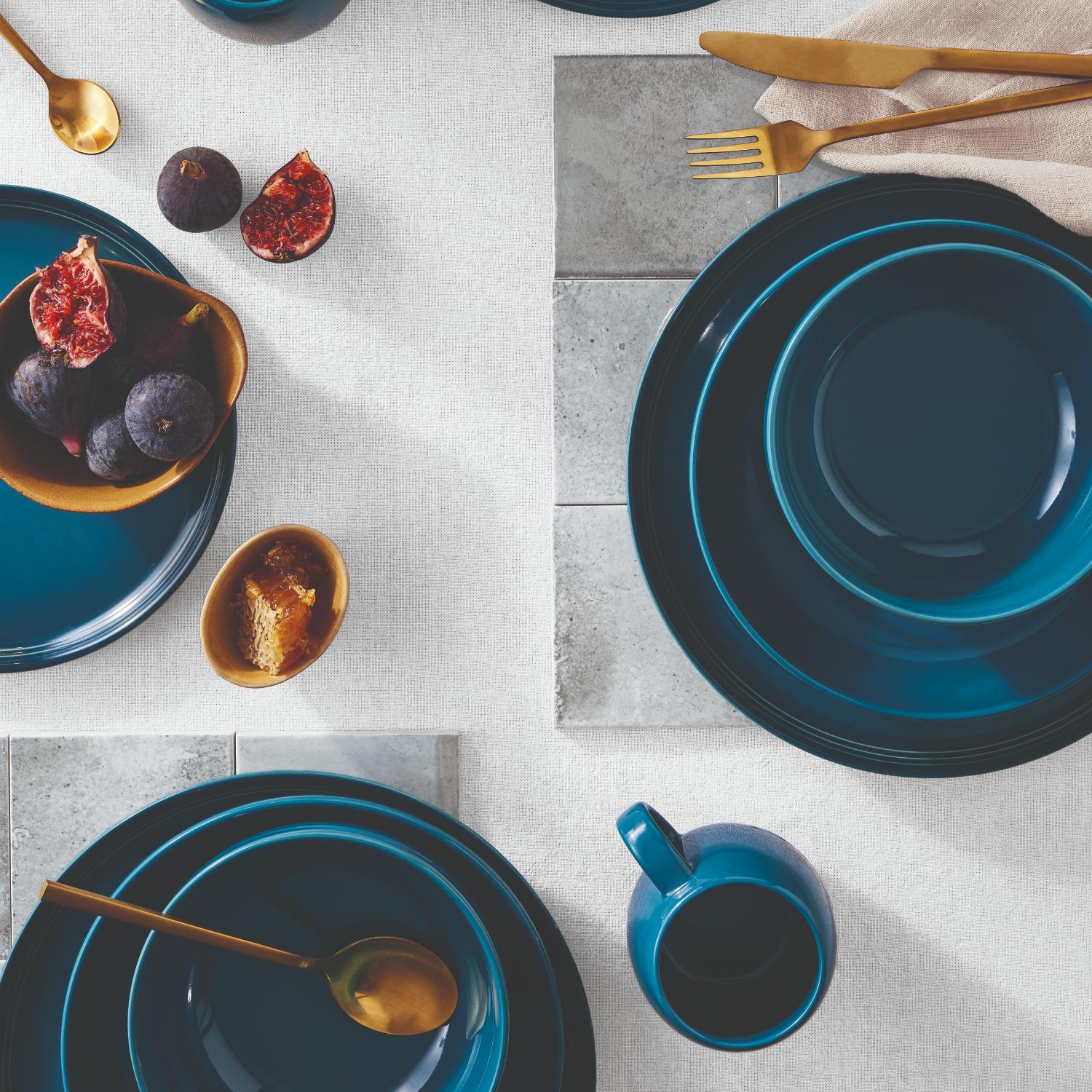 Le Creuset 320ml Stoneware Coupe Sphere Mug - Deep Teal - Image 6
