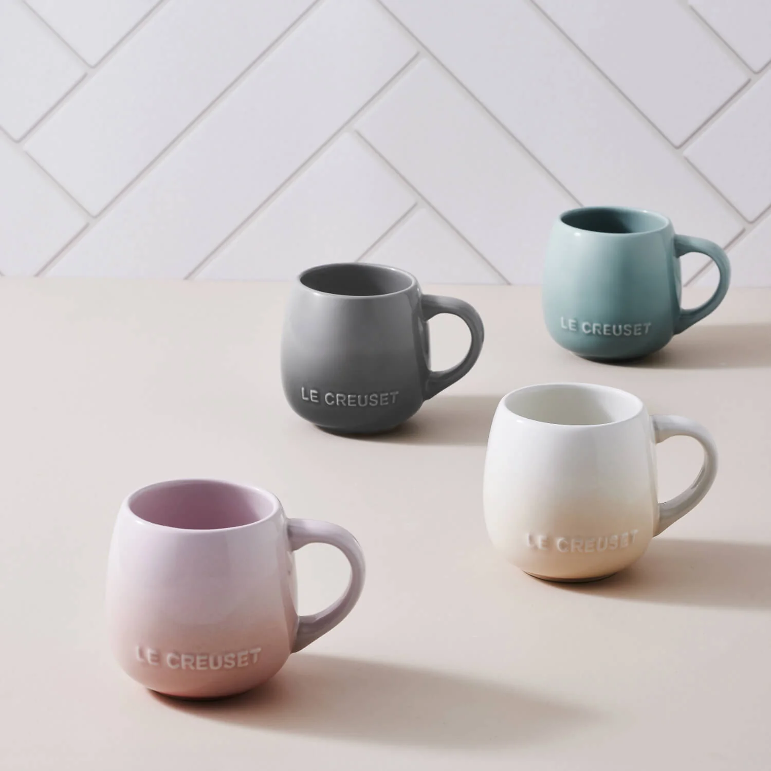 Le Creuset 320ml Stoneware Coupe Sphere Mug - Meringue - Image 6