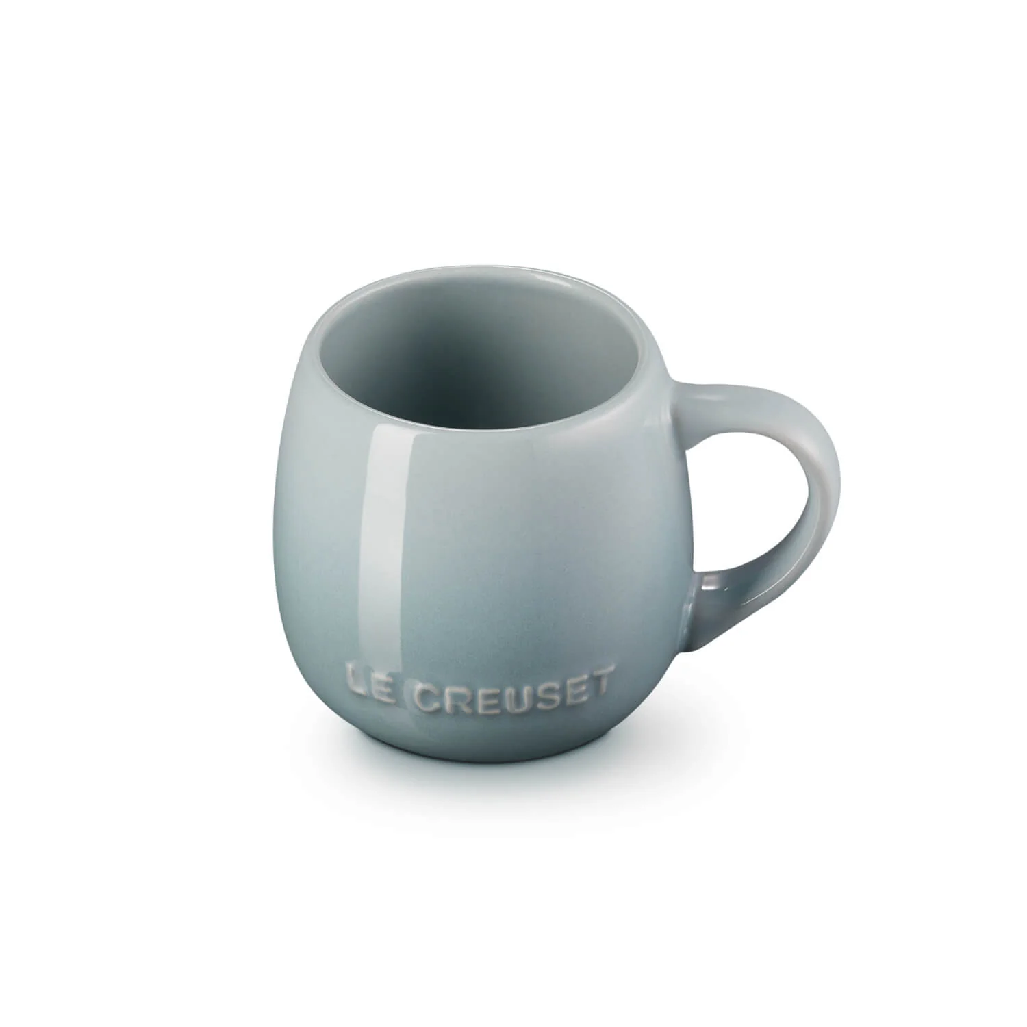 Le Creuset 320ml Stoneware Coupe Sphere Mug - Sea Salt - Image 4