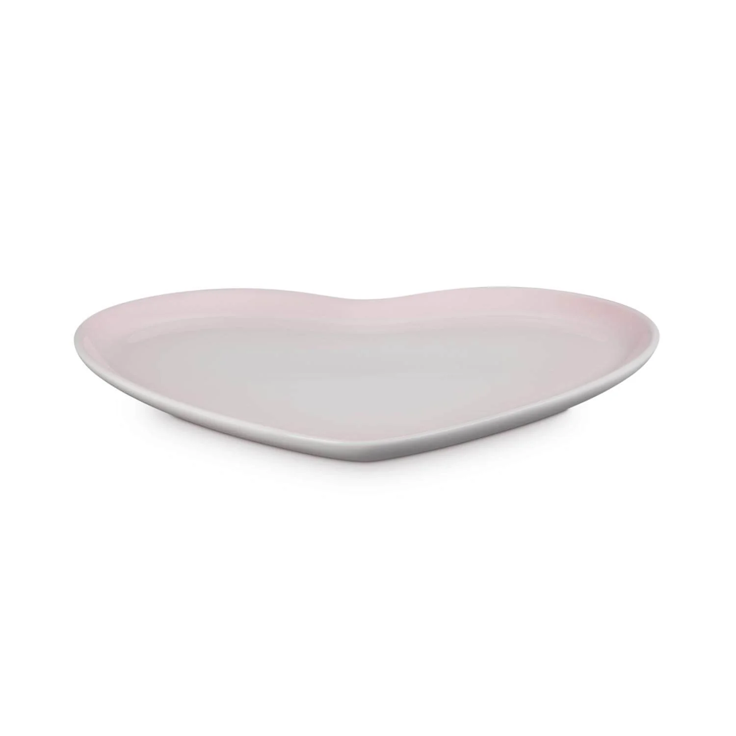 Le Creuset 32cm Heart Stoneware Serving Platter - Shell Pink - Image 4