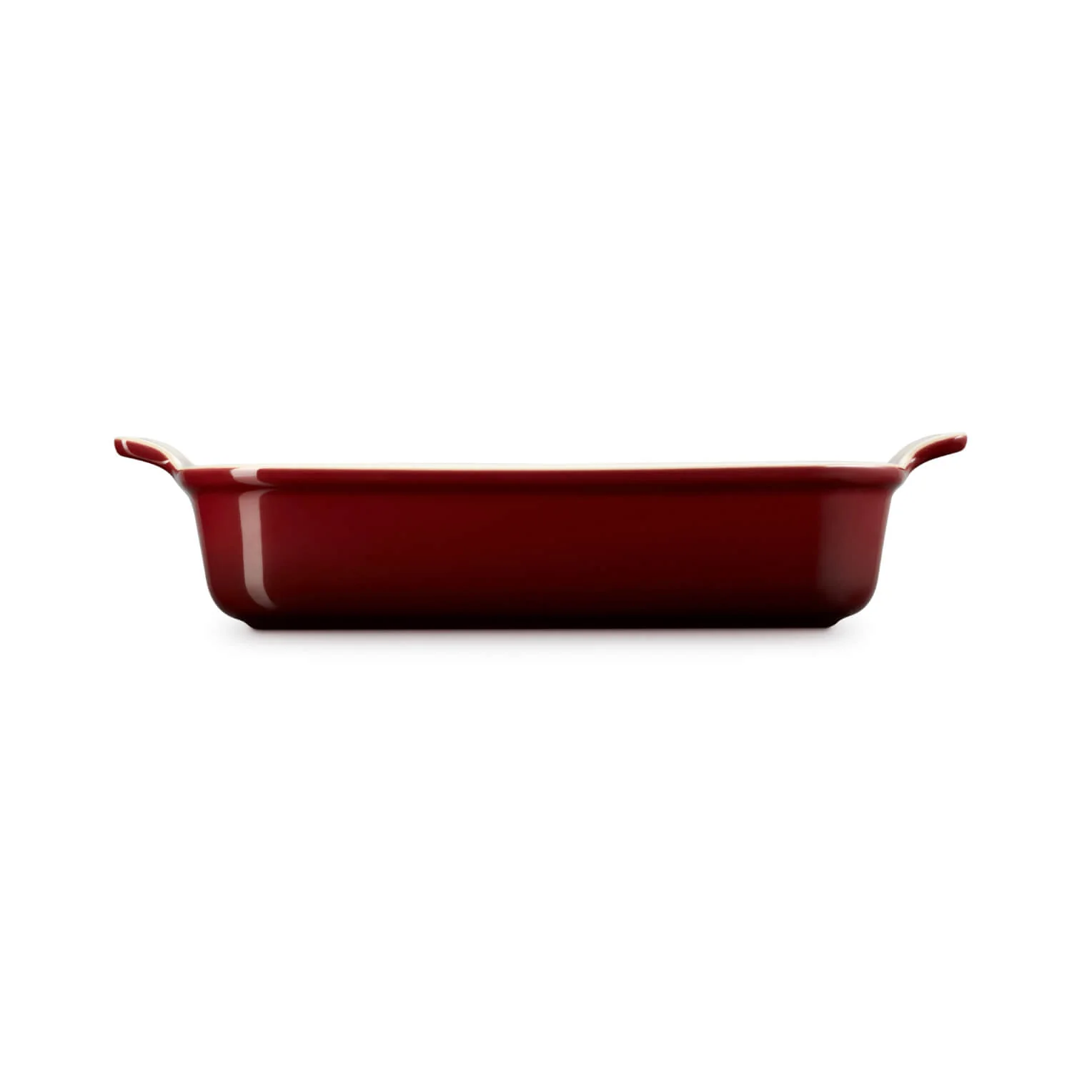 Le Creuset Stoneware Heritage 32cm Rectangular Deep Dish - Garnet - Image 2