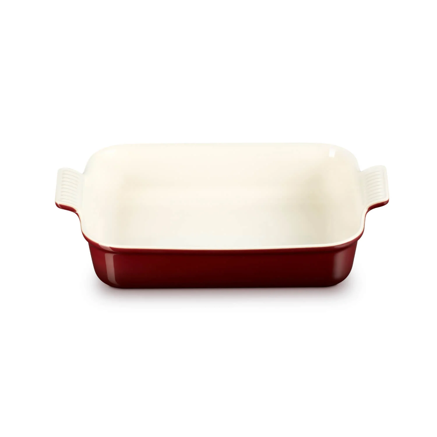 Le Creuset Stoneware Heritage 32cm Rectangular Deep Dish - Garnet - Image 4