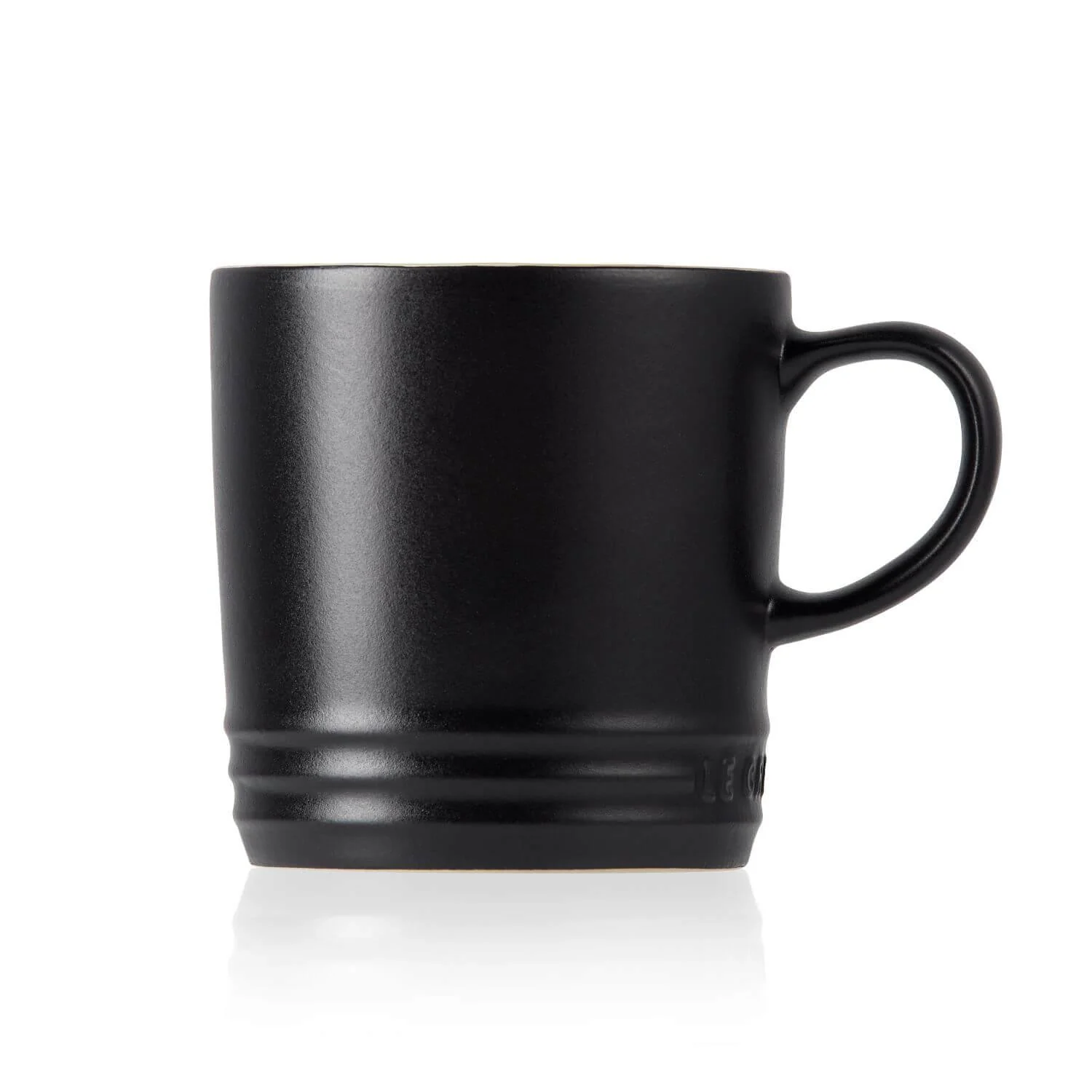 Le Creuset Stoneware 350ml Mug - Satin Black - Image 3