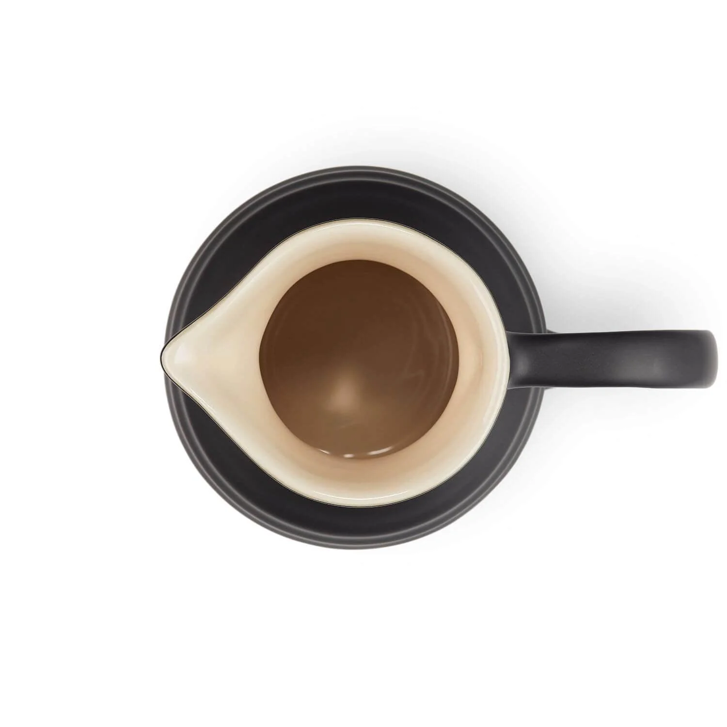 Le Creuset Stoneware Breakfast Jug - Satin Black - Image 4