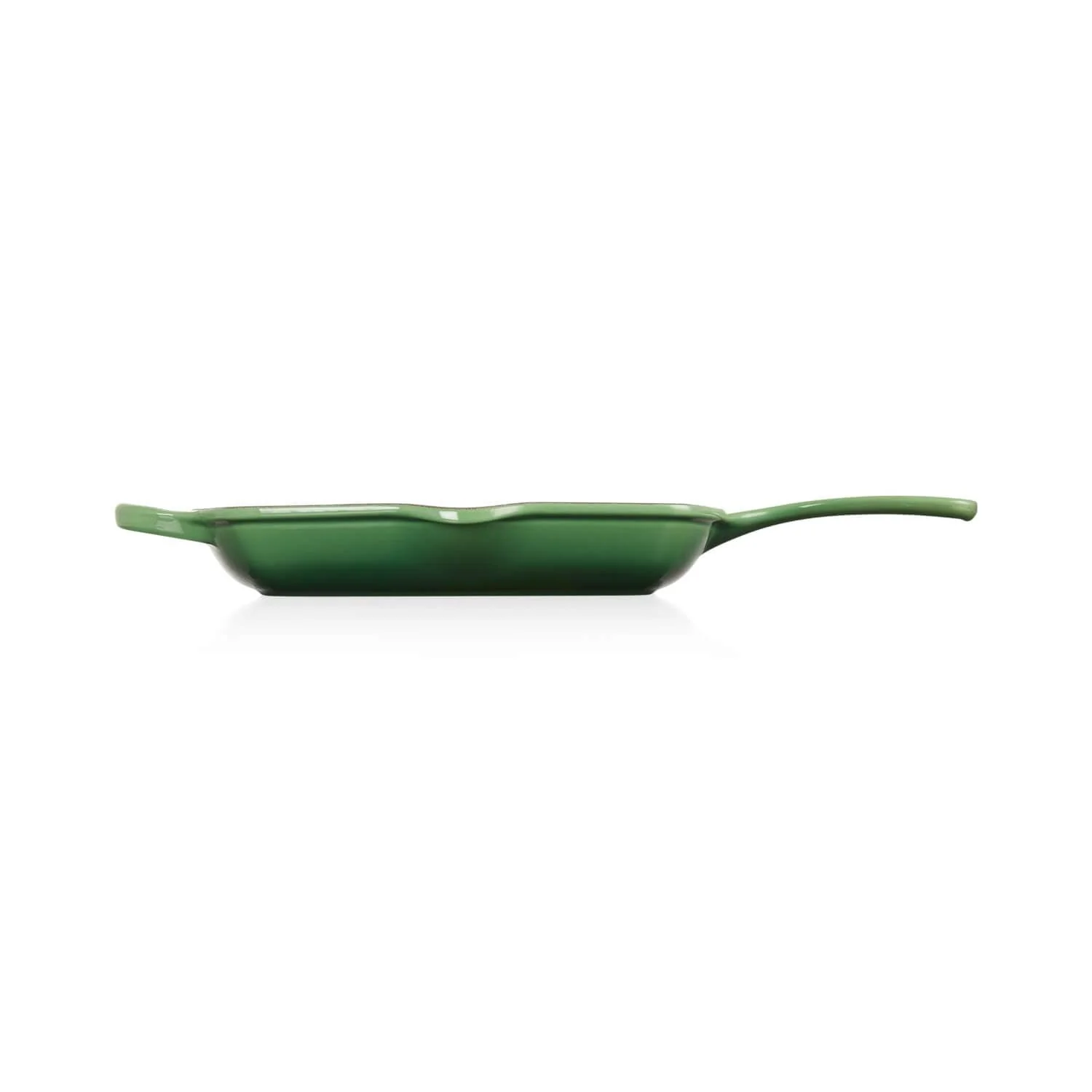 Le Creuset Signature Cast Iron 26cm Square Grillit - Bamboo Green - Image 3