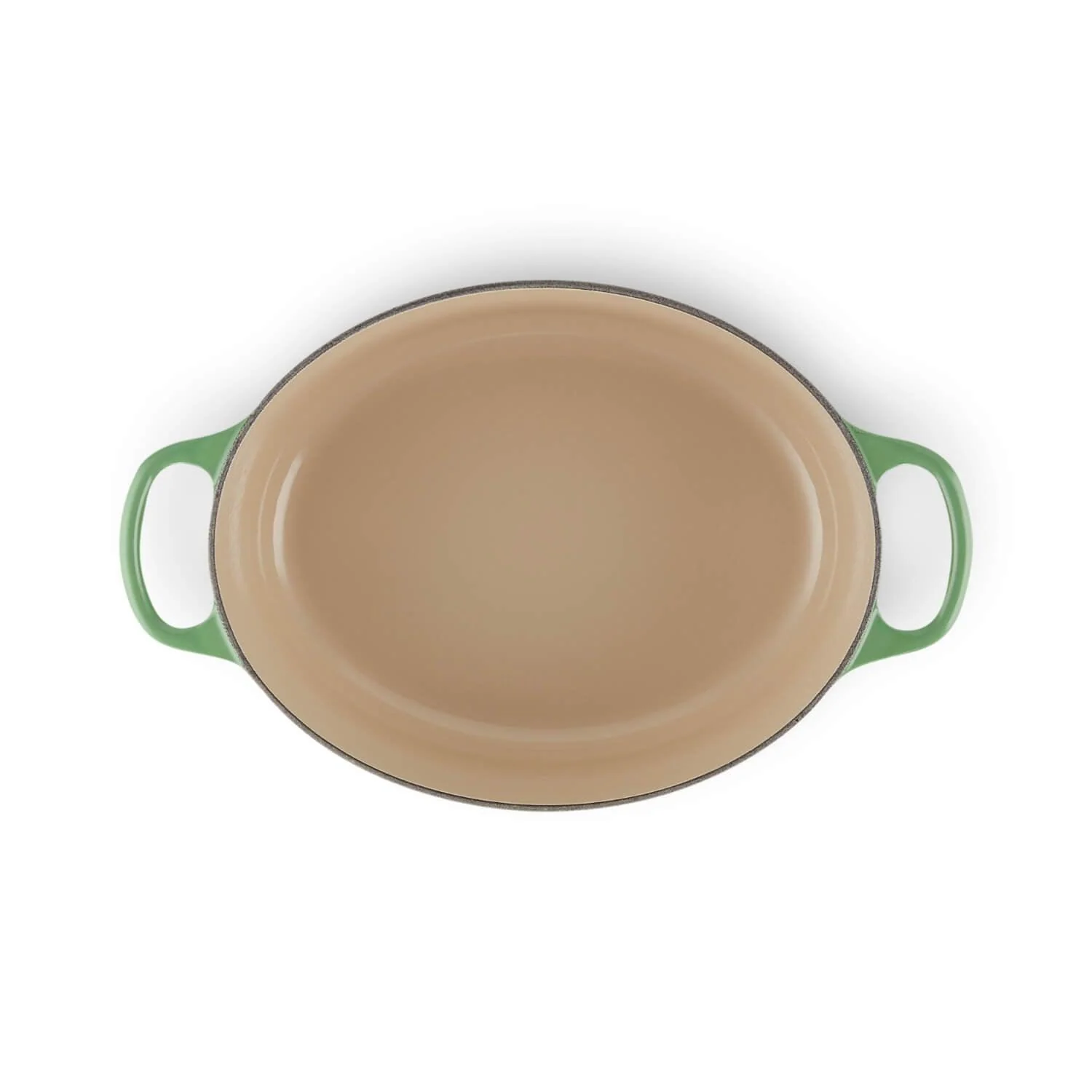 Le Creuset Signature Cast Iron 27cm Oval Casserole - Bamboo Green - Image 5
