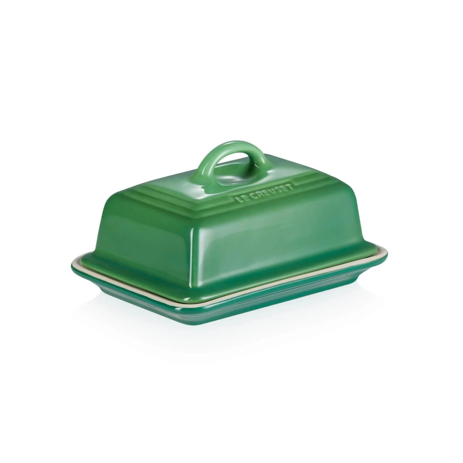Le Creuset Stoneware Butter Dish - Bamboo Green - Image 2