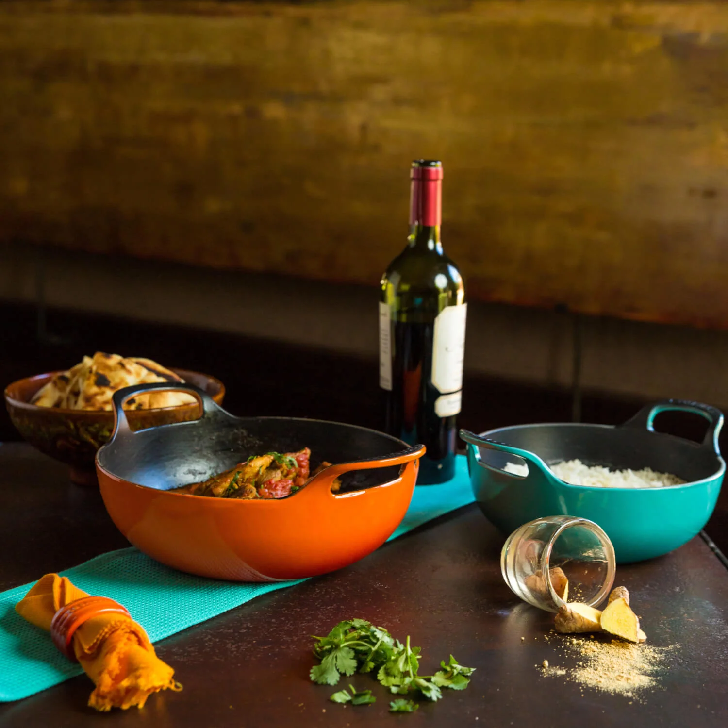 Le Creuset Cast Iron 24cm Balti Dish - Volcanic - Image 7