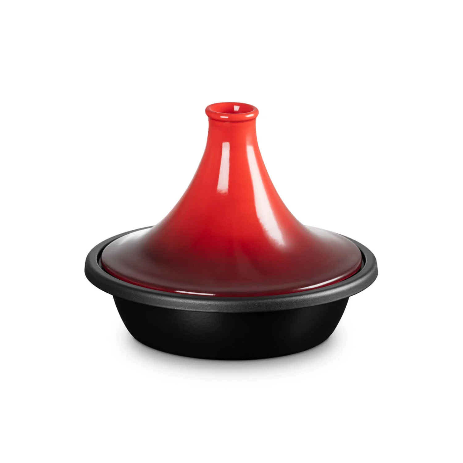 Le Creuset Cast Iron 31cm Round Tagine - Cerise