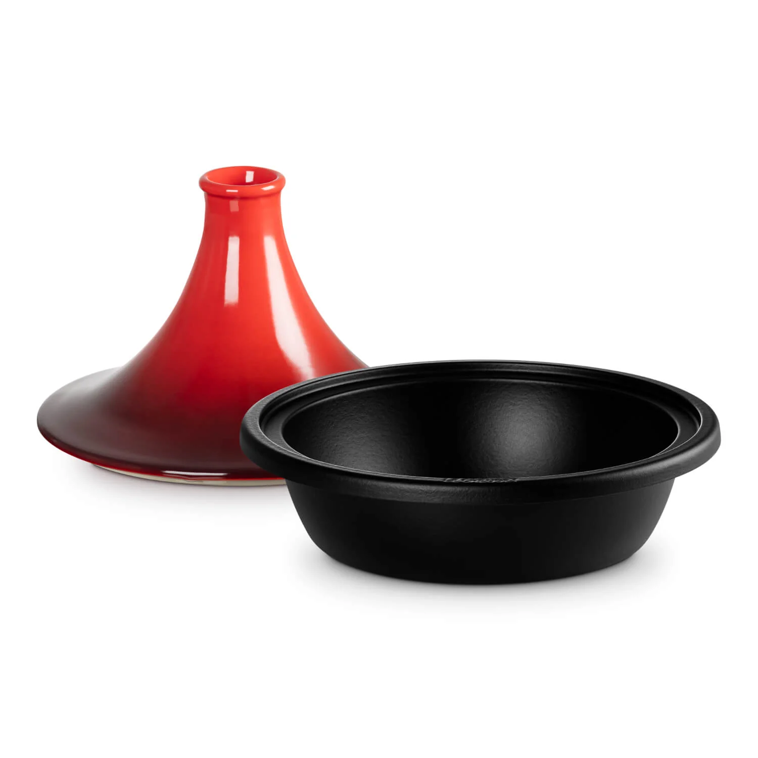 Le Creuset Cast Iron 31cm Round Tagine - Cerise - Image 4