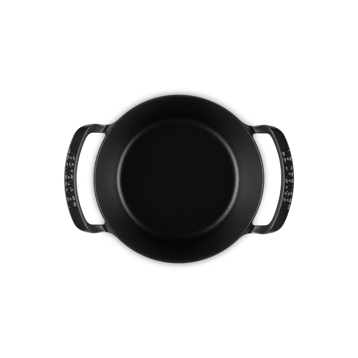 Le Creuset Cast Iron BBQ Outdoor 25cm Round Casserole - Satin Black - Image 5