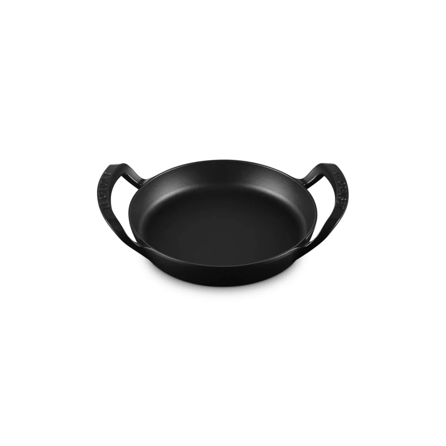Le Creuset Cast Iron BBQ Outdoor 25cm Round Skillet - Satin Black - Image 4