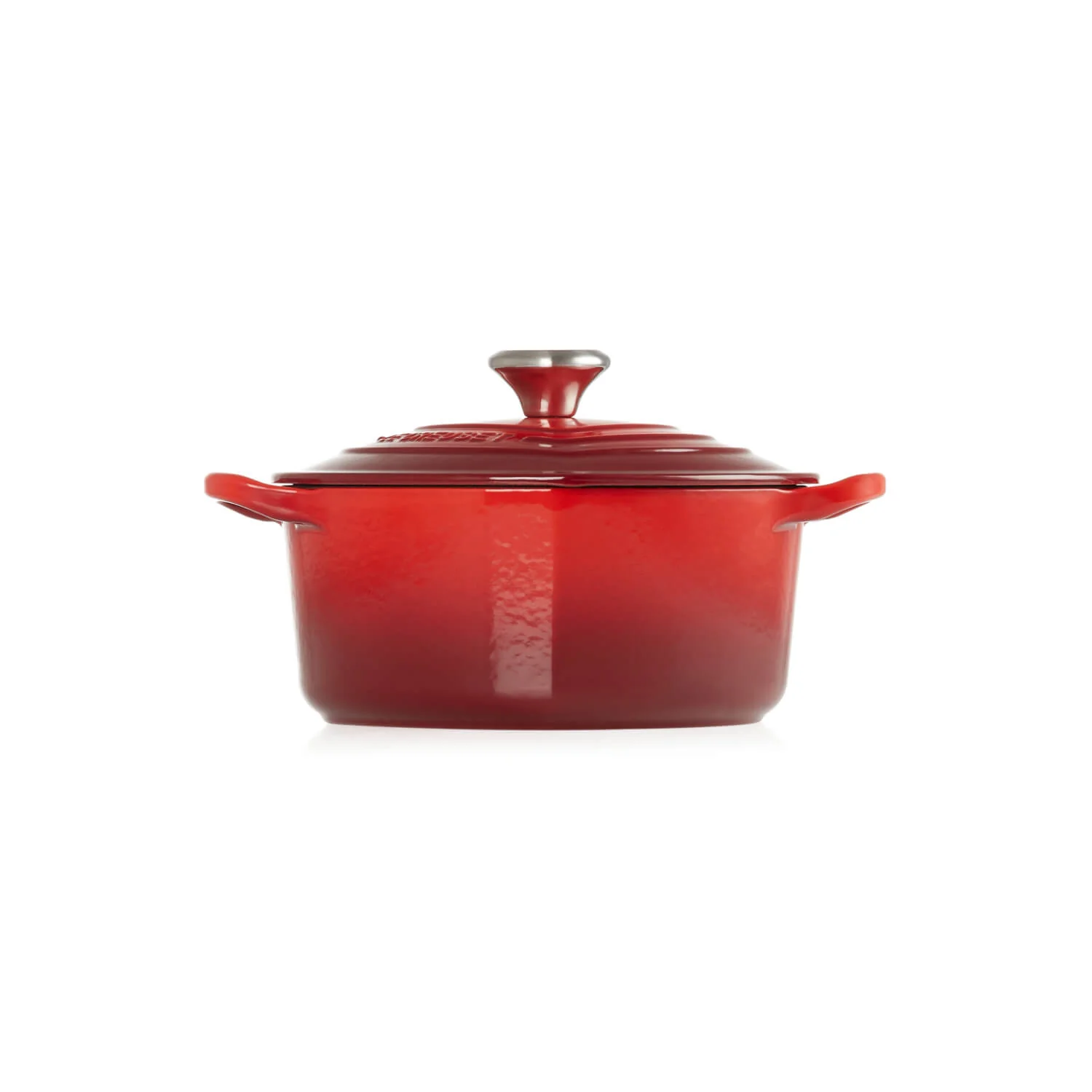 Le Creuset Cast Iron Heart Casserole with Stainless Steel Heart Knob - Cerise - Image 3