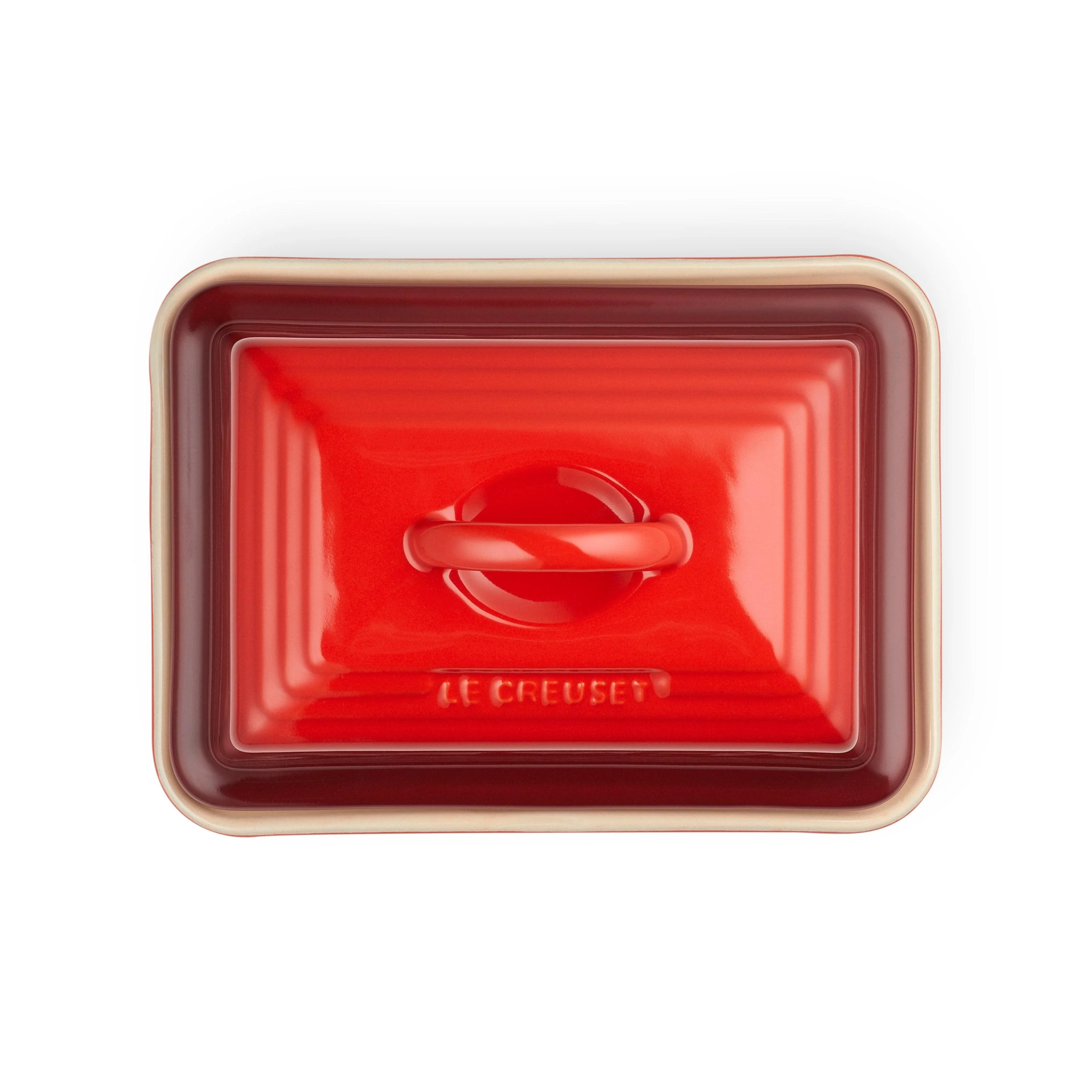 Le Creuset Stoneware Butter Dish - Cerise - Image 3