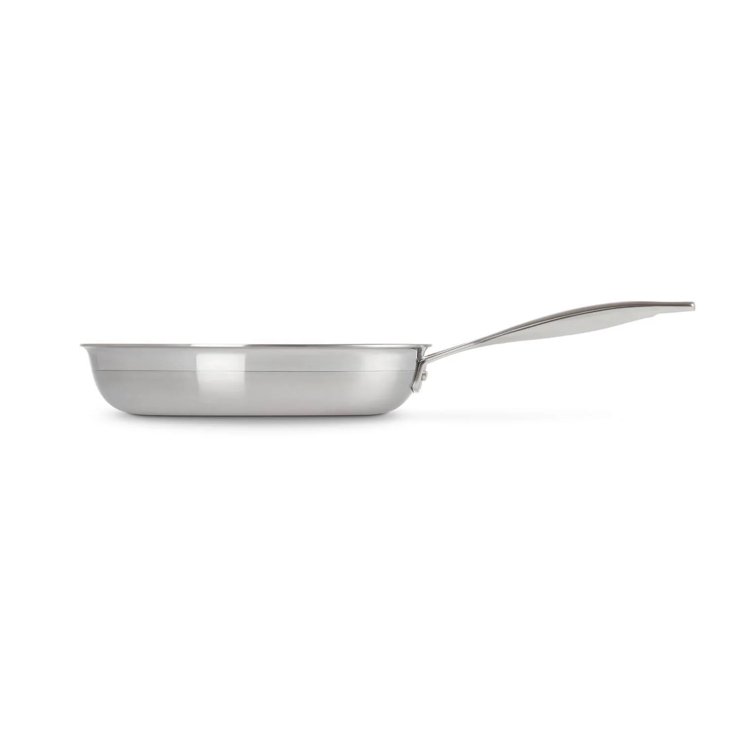 Le Creuset Classic 3-Ply Stainless Steel 24cm Uncoated Frying Pan - Image 2