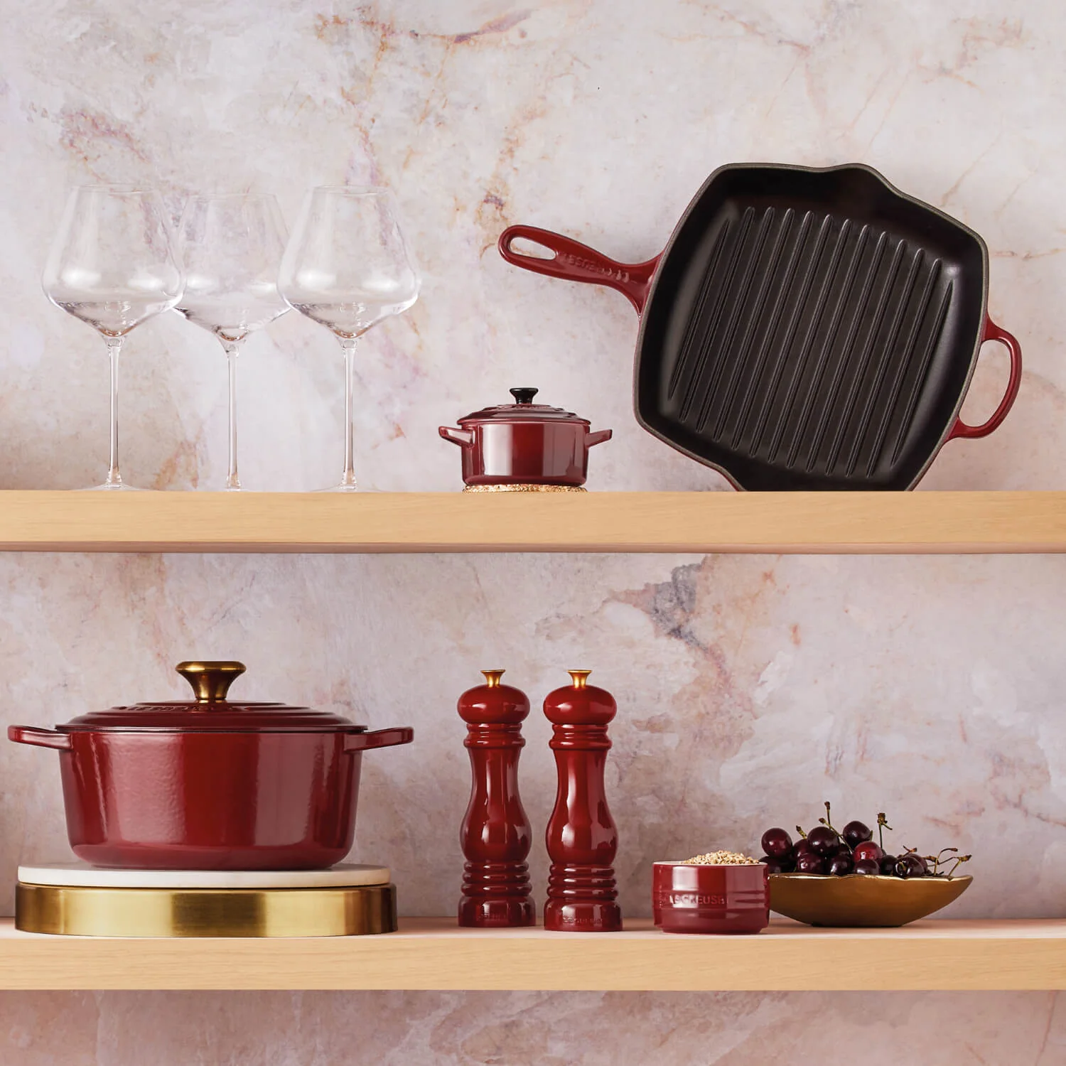 Le Creuset Classic Pepper Mill - Garnet - Image 6