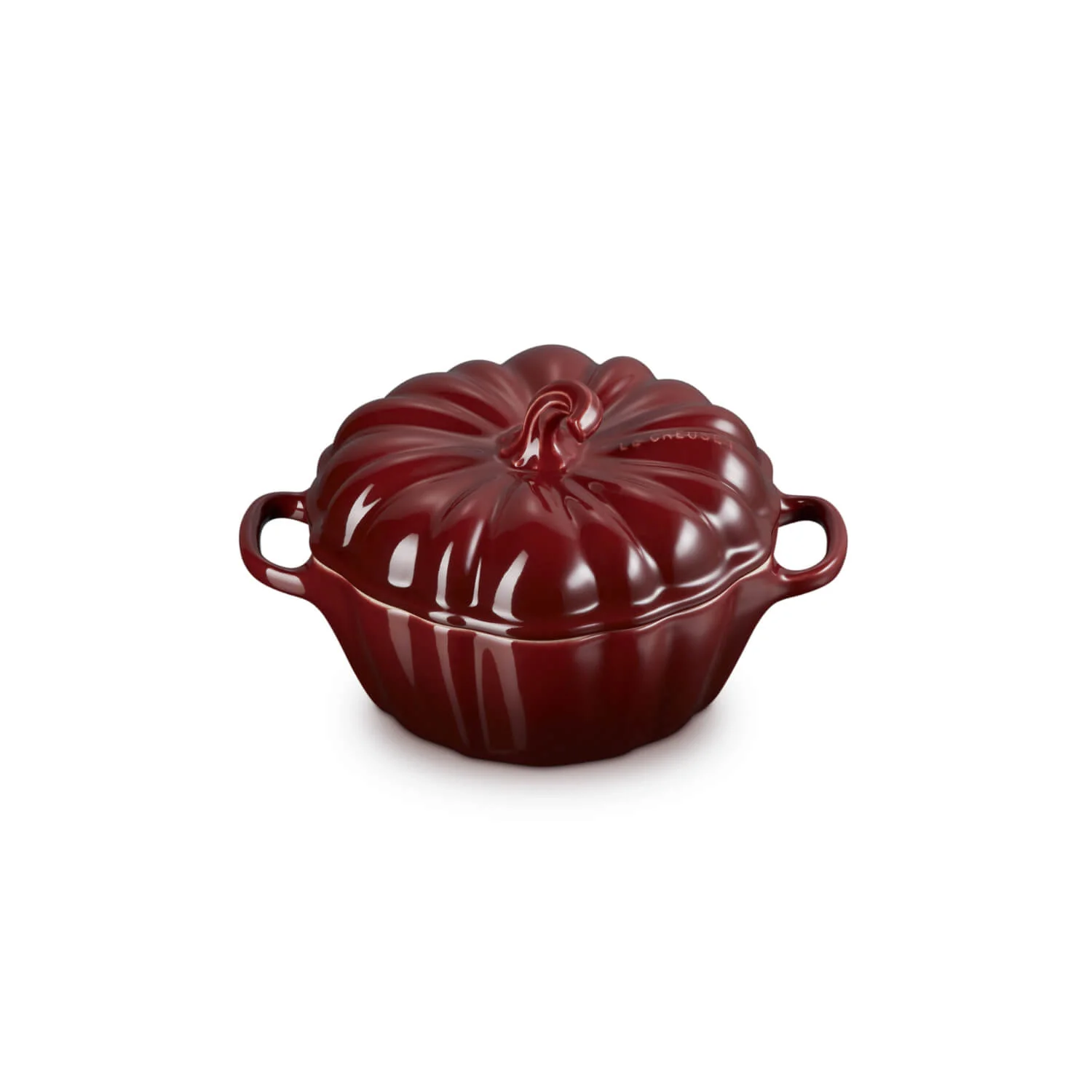Le Creuset Halloween Stoneware 350ml Pumpkin Petite Round Casserole - Garnet - Image 5