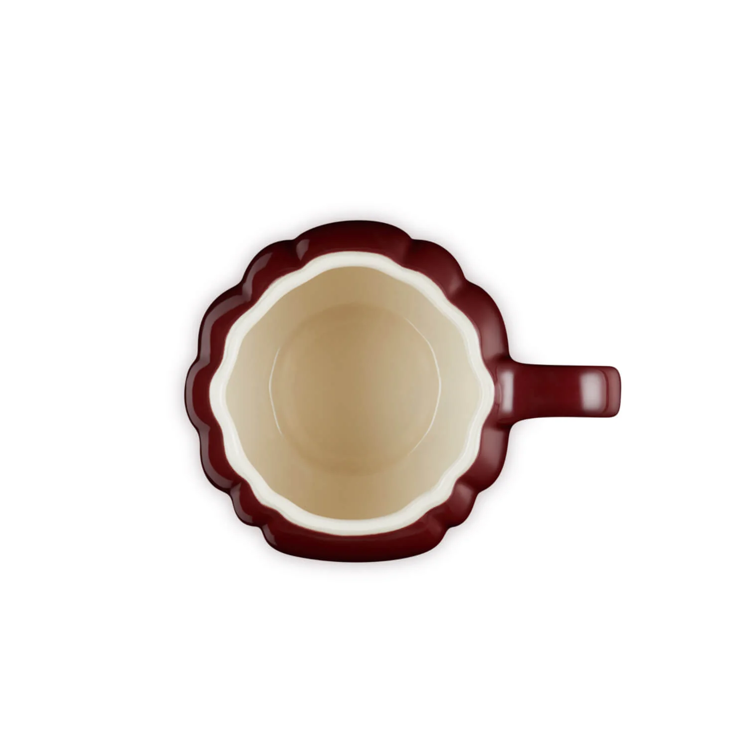 Le Creuset Halloween Stoneware 400ml Pumpkin Mug with Lid - Garnet - Image 4
