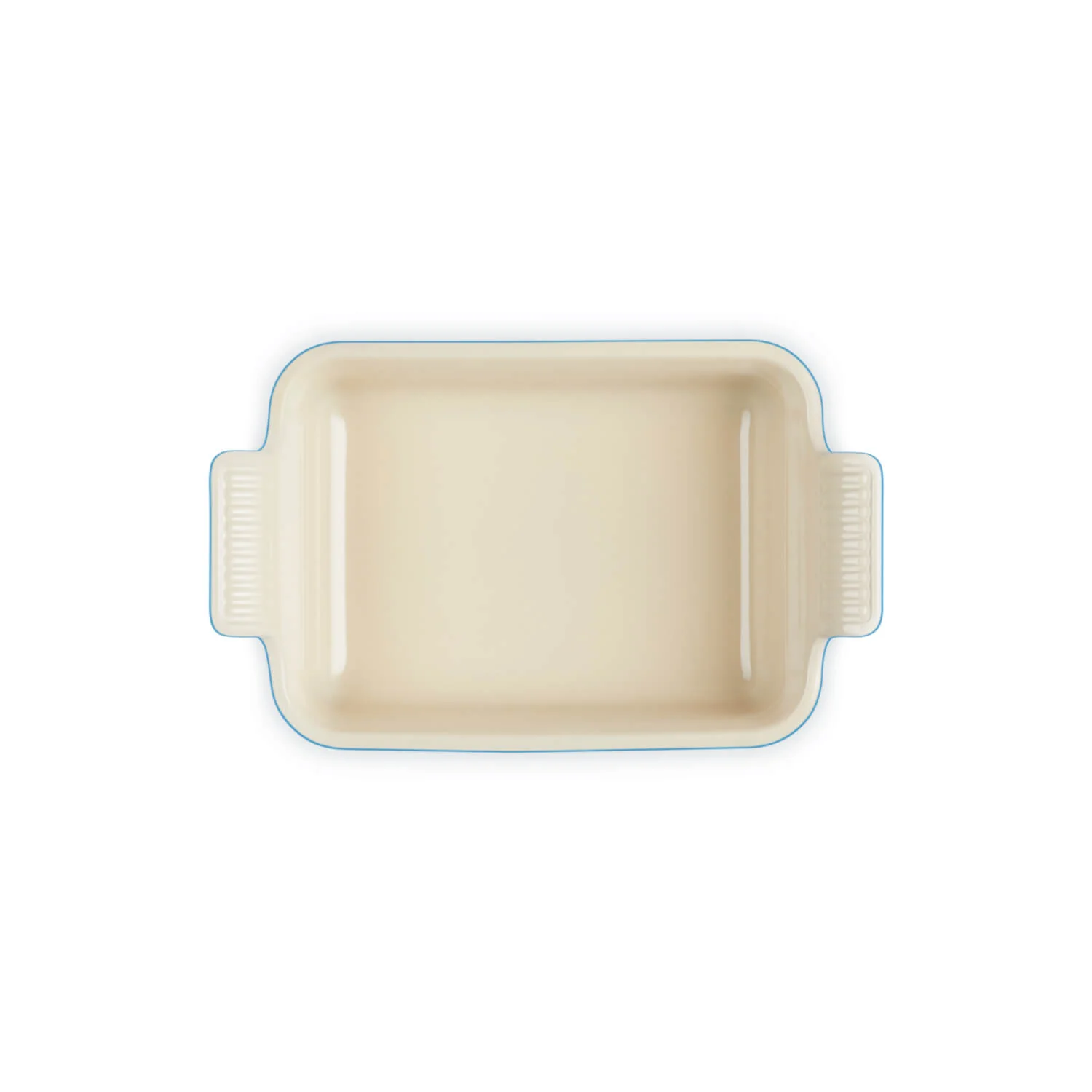 Le Creuset Stoneware Heritage 19cm Rectangular Deep Dish - Azure - Image 4