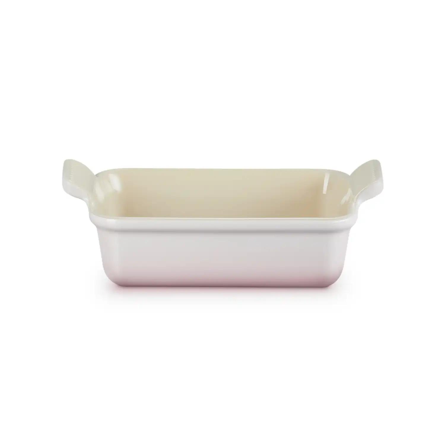 Le Creuset Stoneware Heritage 19cm Rectangular Deep  Dish - Shell Pink