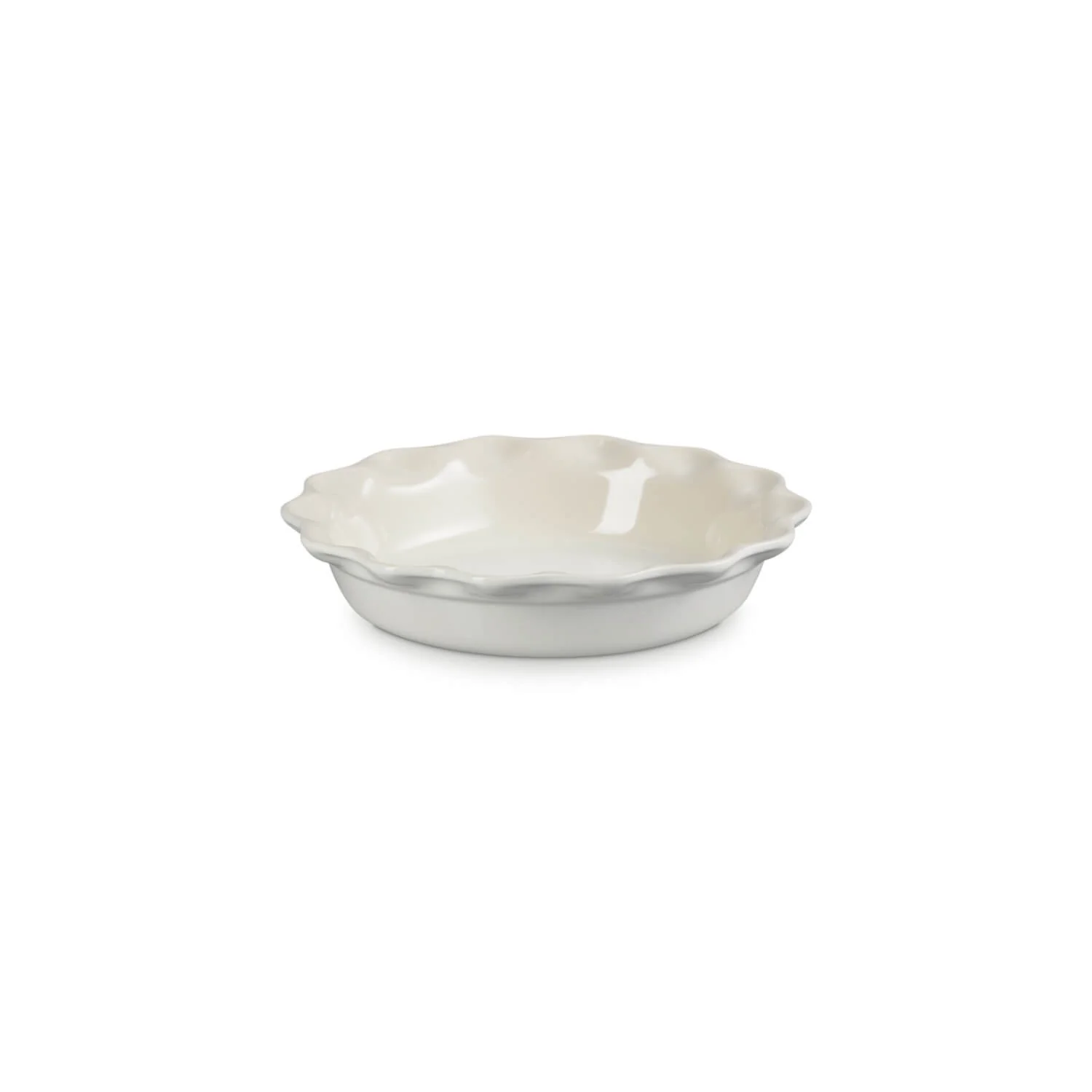 Le Creuset Heritage Stoneware 23cm Round Pie Dish - Meringue