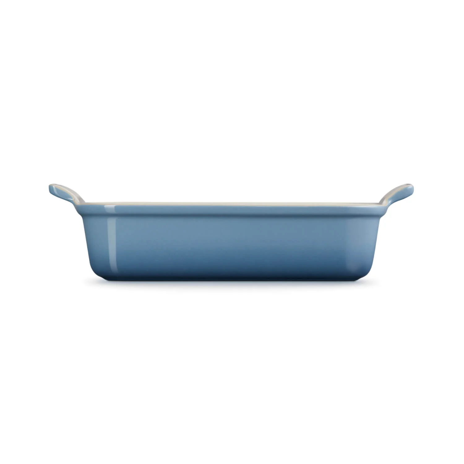 Le Creuset Stoneware Heritage 26cm Deep Rectangular Dish - Chambray - Image 2