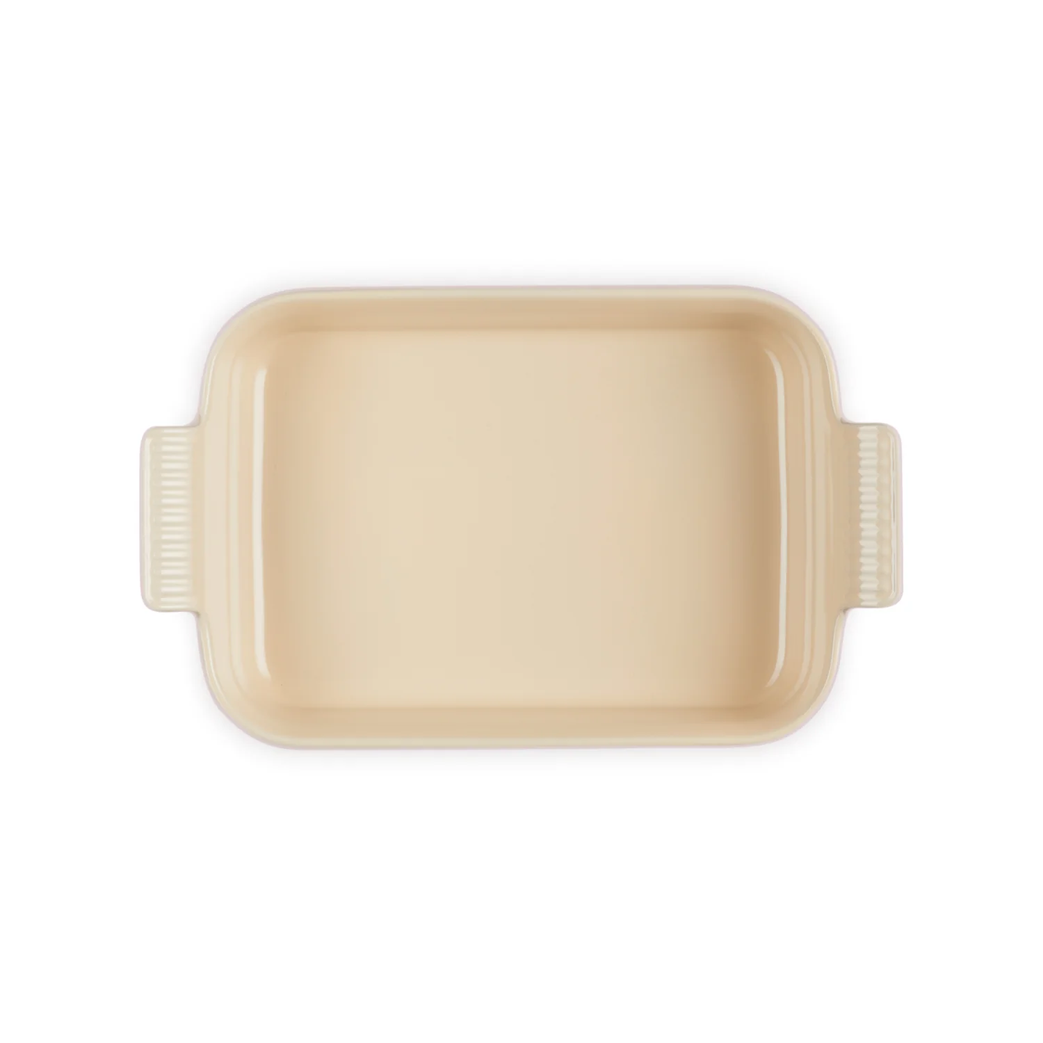 Le Creuset Stoneware Heritage 26cm Rectangular Deep Dish - Shell Pink - Image 4