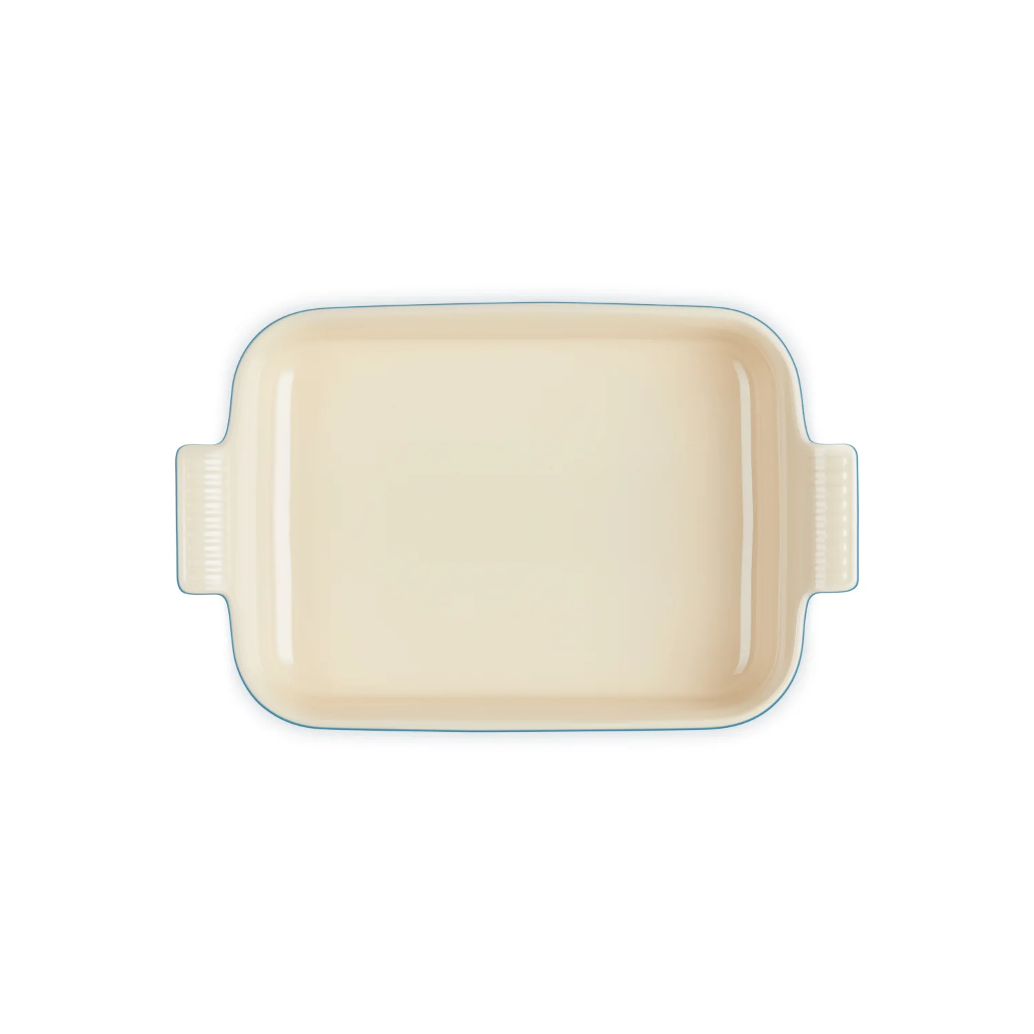 Le Creuset Stoneware Heritage 32cm Deep Rectangular Dish - Azure - Image 3
