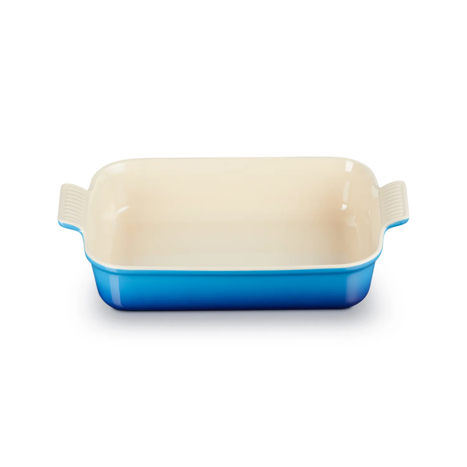Le Creuset Stoneware Heritage 32cm Deep Rectangular Dish - Azure - Image 4