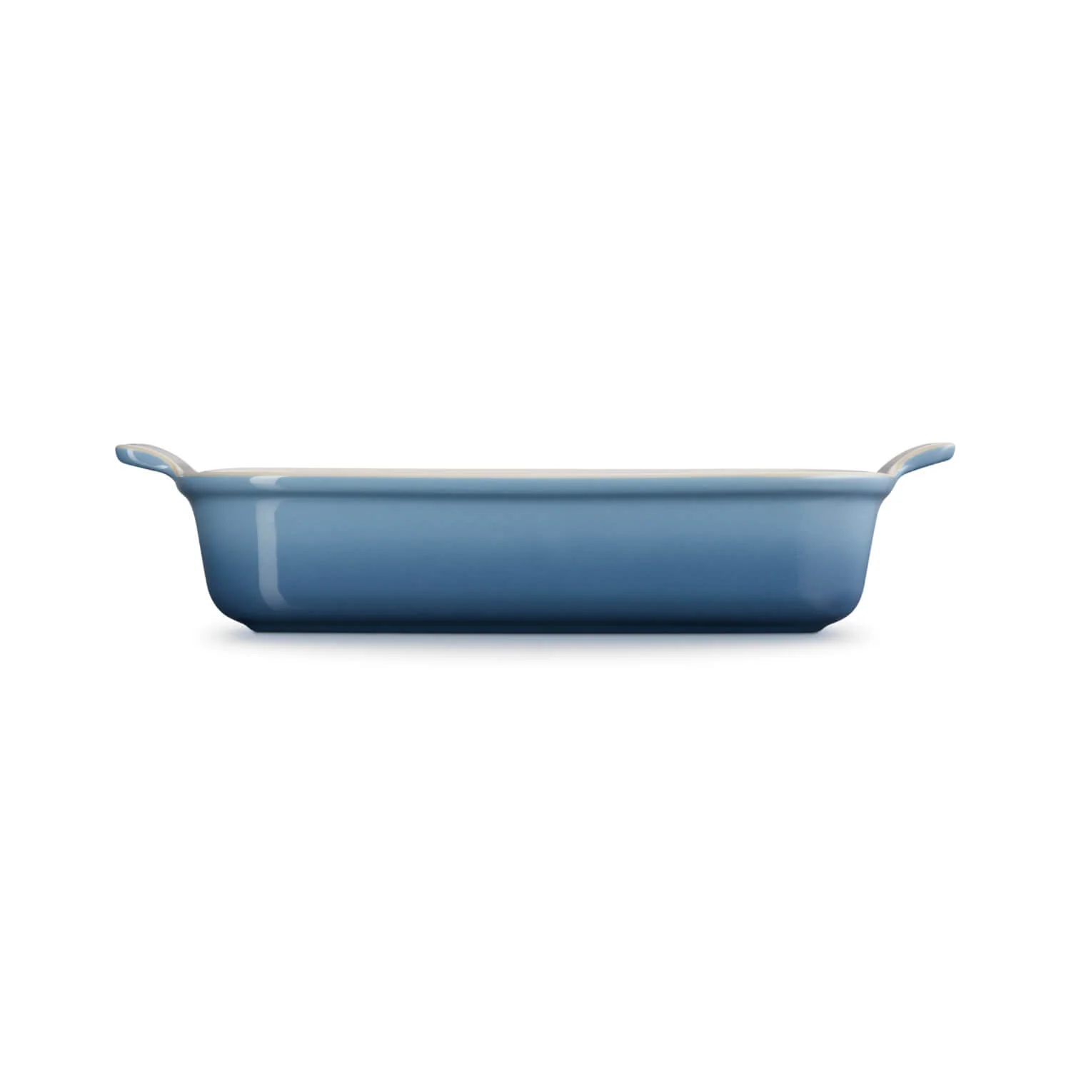 Le Creuset Stoneware Heritage 32cm Deep Rectangular Dish - Chambray - Image 2