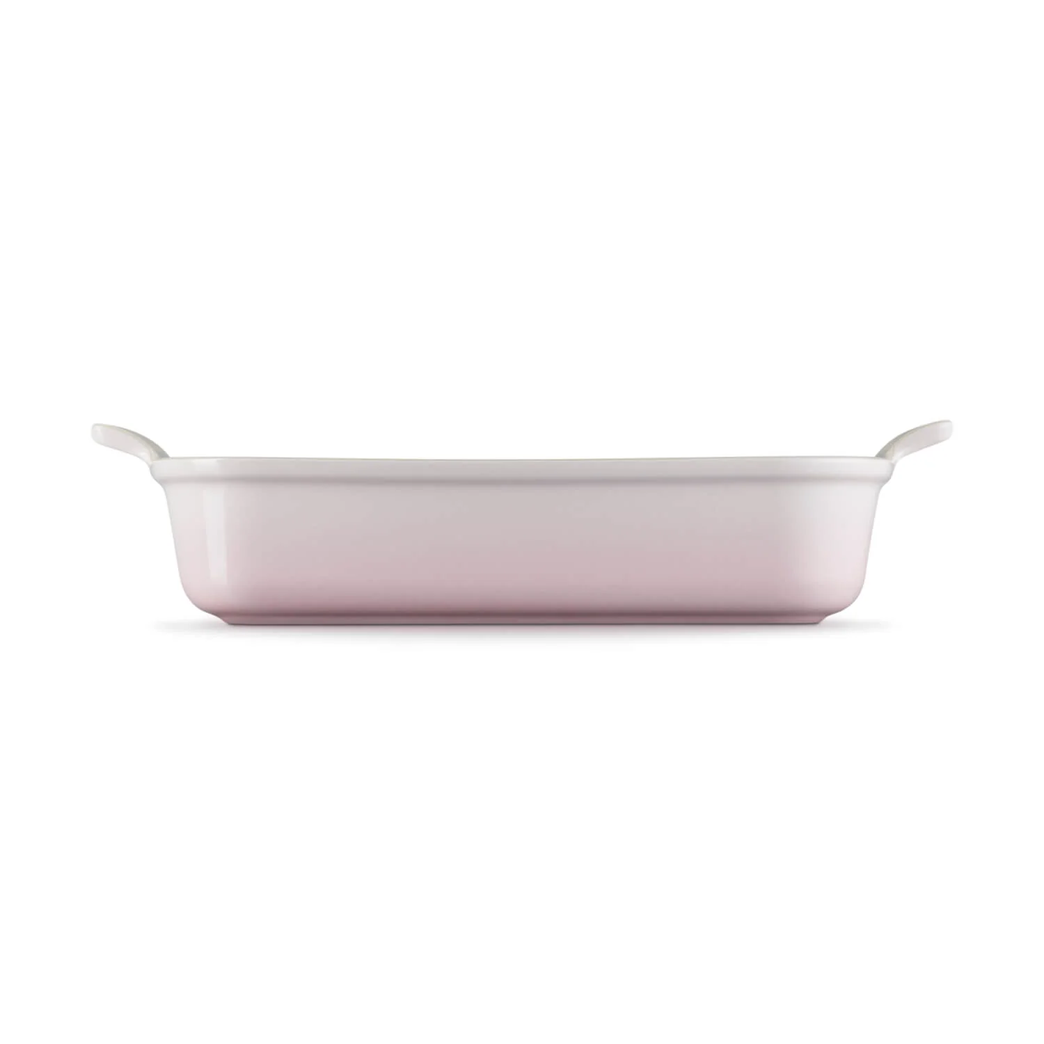 Le Creuset Stoneware Heritage 32cm Deep Rectangular Dish - Shell Pink - Image 2