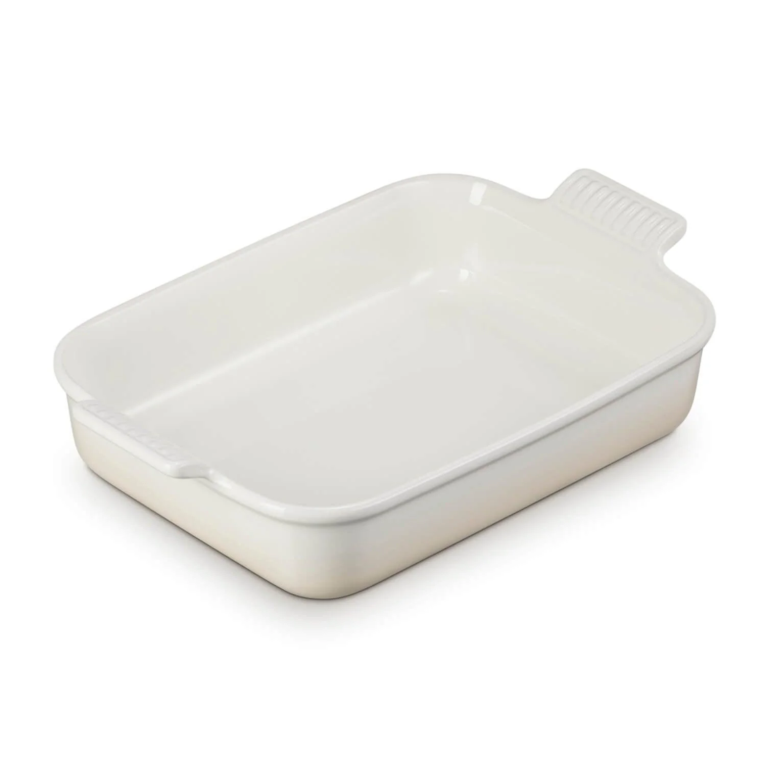Le Creuset Stoneware Heritage 32cm Rectangular Deep Dish - Meringue - Image 3