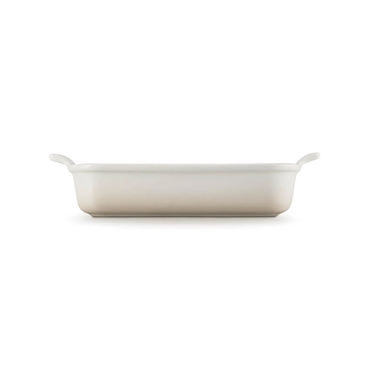 Le Creuset Stoneware Heritage 32cm Rectangular Deep Dish - Meringue - Image 4