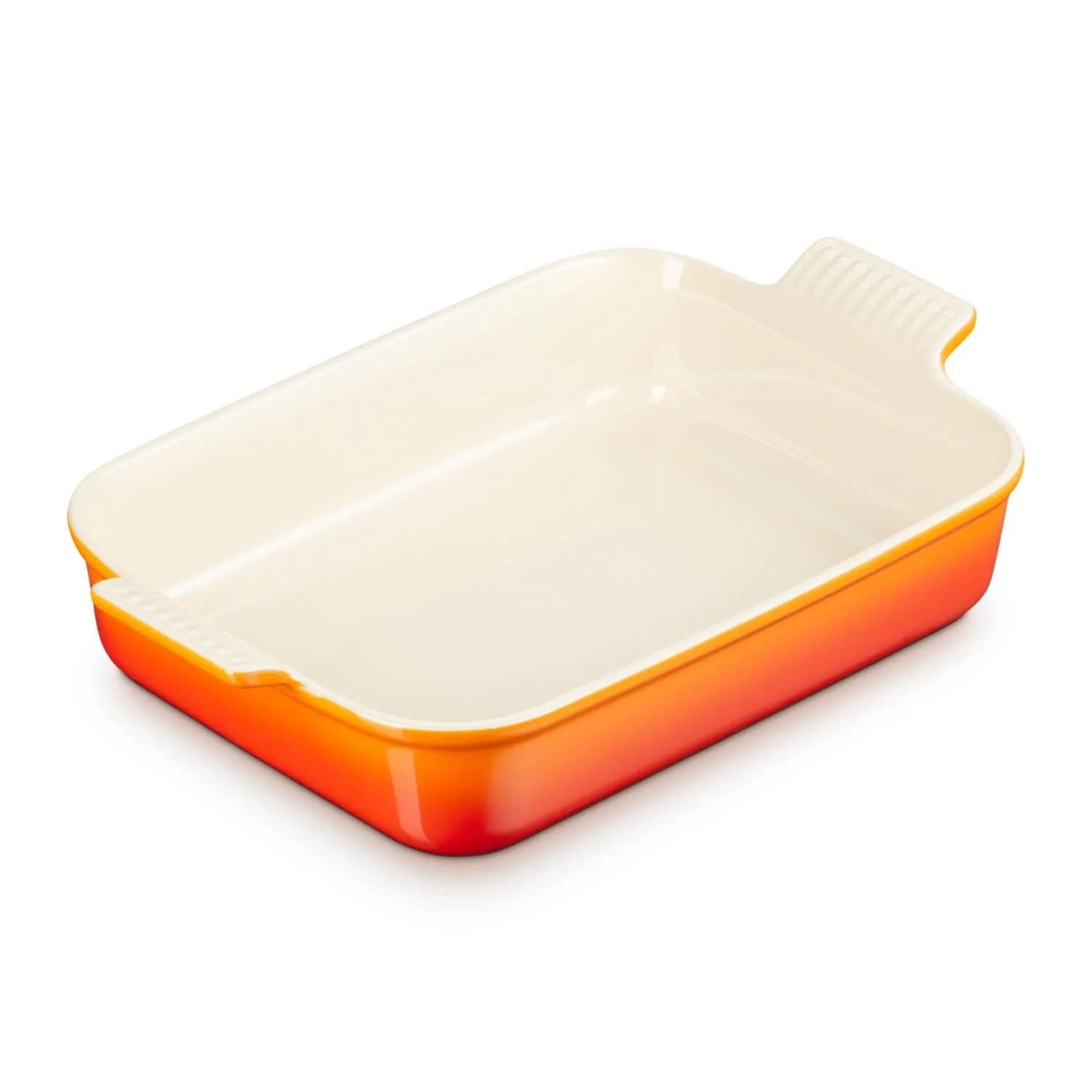 Le Creuset Stoneware Heritage 32cm Rectangular Deep Dish - Volcanic - Image 3